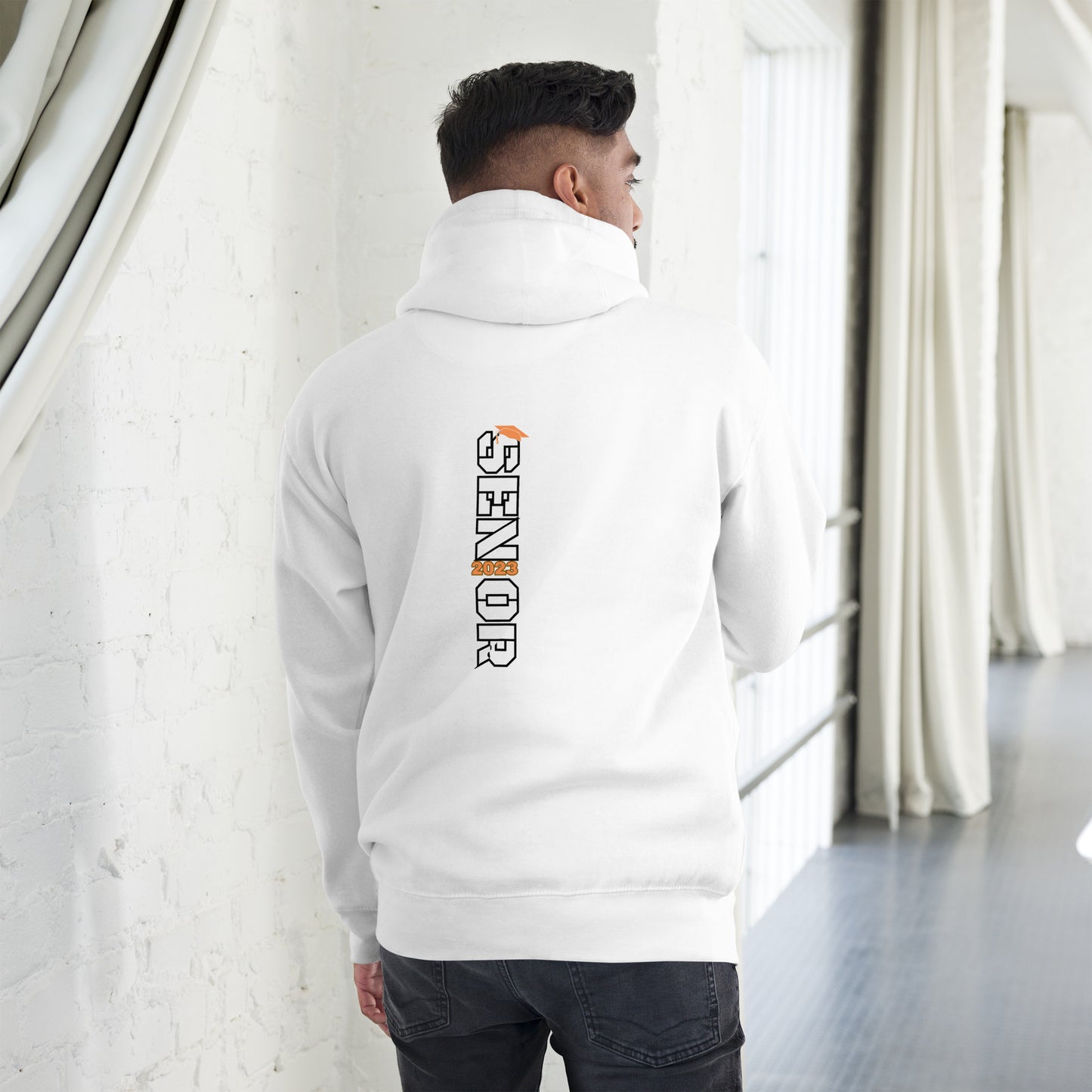 Unisex Hoodie-Senior 2023 ORANGE