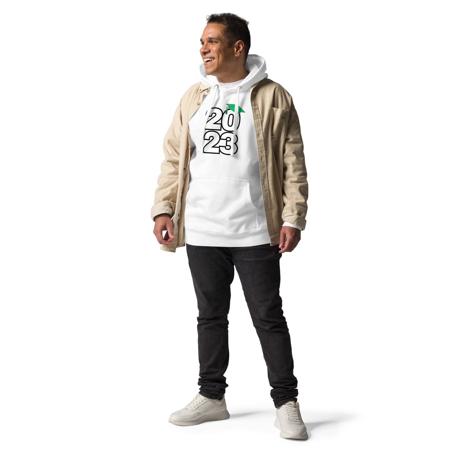 Unisex Hoodie-2023 GREEN Front and BACK