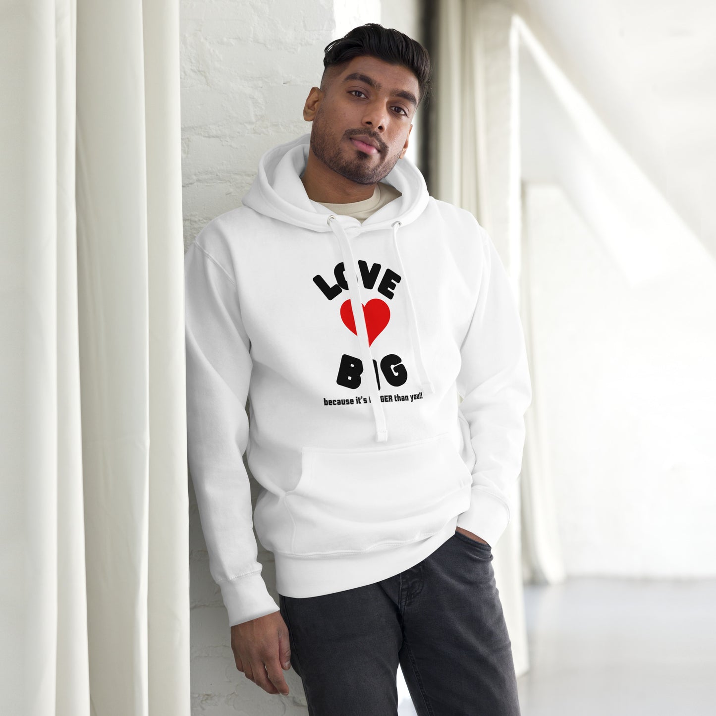 Unisex Hoodie-LOVE BIG