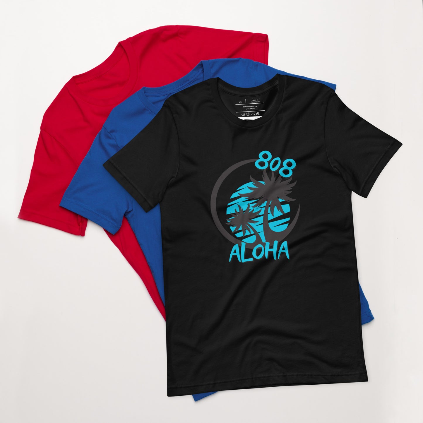 808 Aloha Unisex T-shirt (Teal)