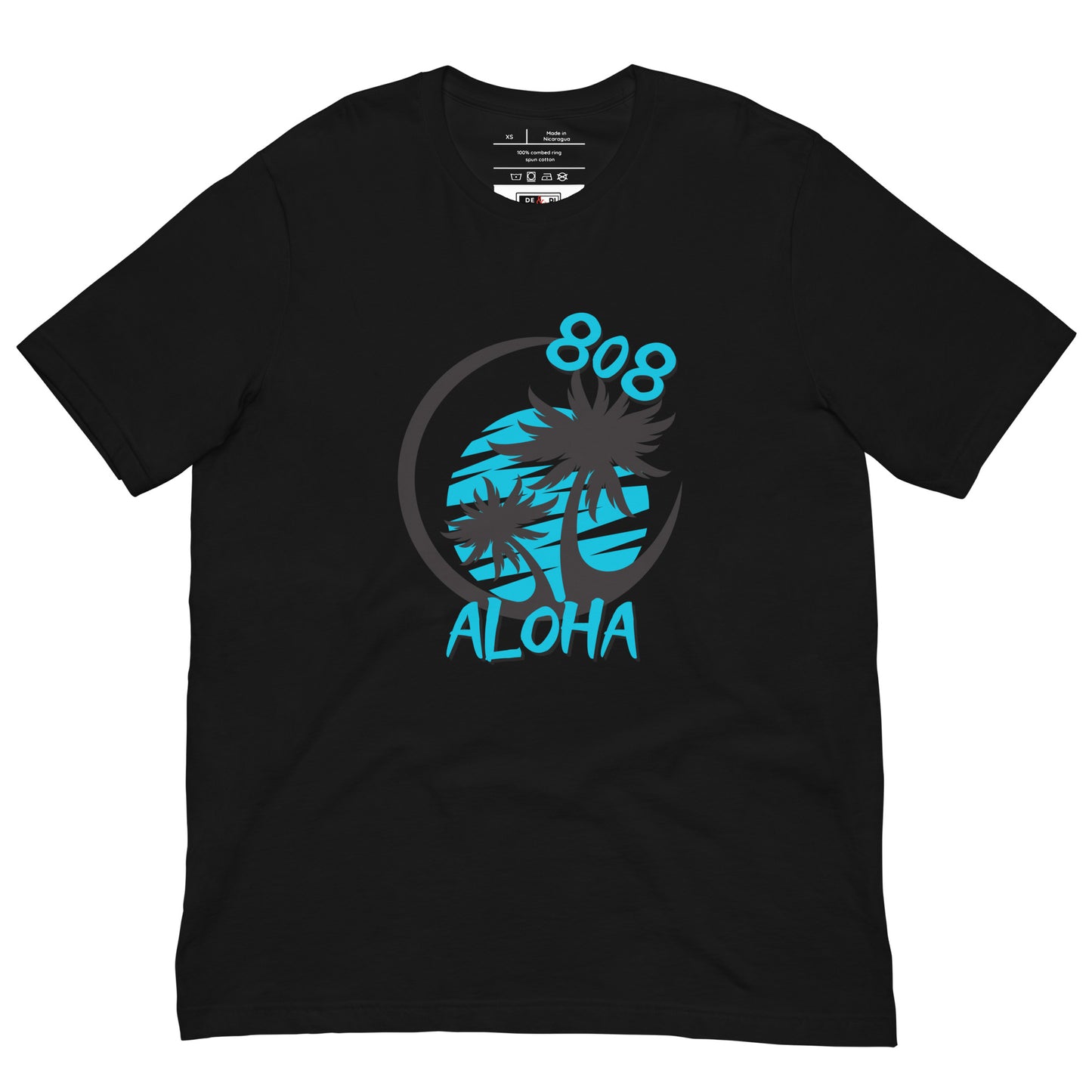 808 Aloha Unisex T-shirt (Teal)