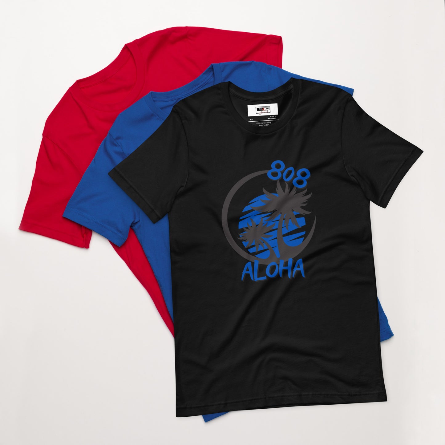 808 Aloha Unisex T-Shirt (Blue)