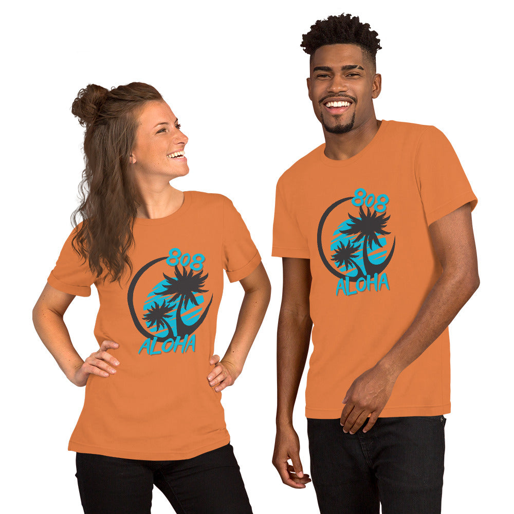 808 Aloha Unisex T-shirt (Teal)