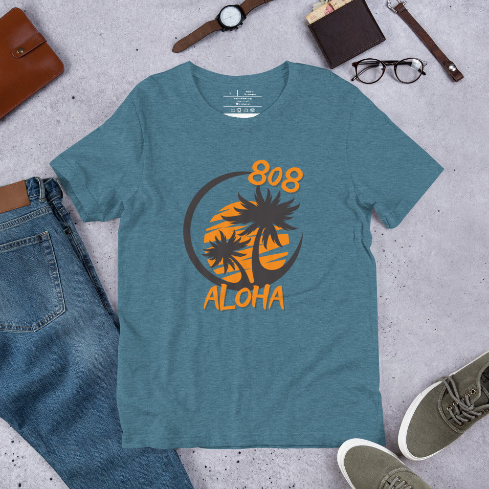 808 Aloha Unisex T-Shirt (Orange)