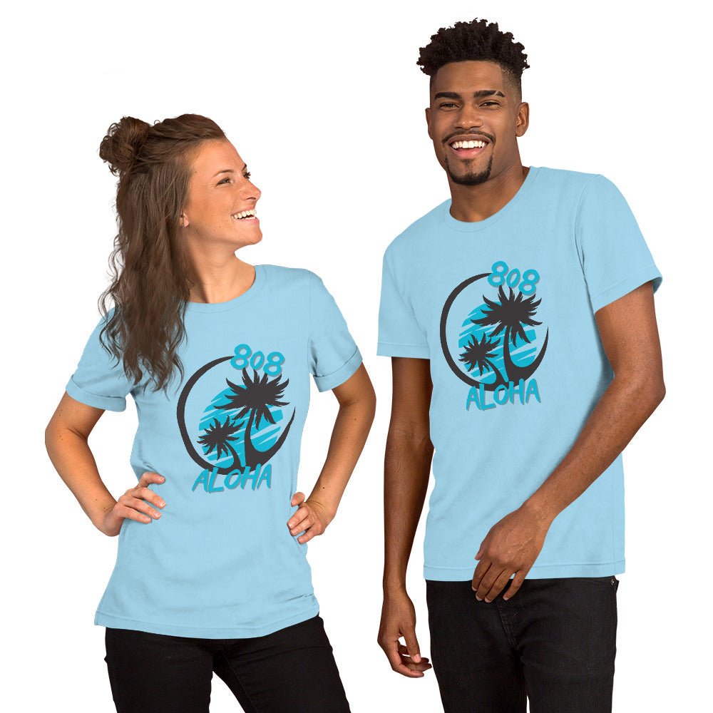 808 Aloha Unisex T-shirt (Teal)