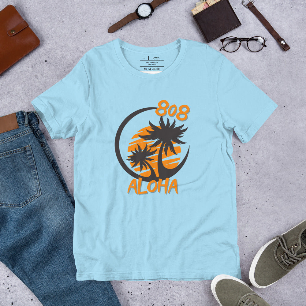 808 Aloha Unisex T-Shirt (Orange)