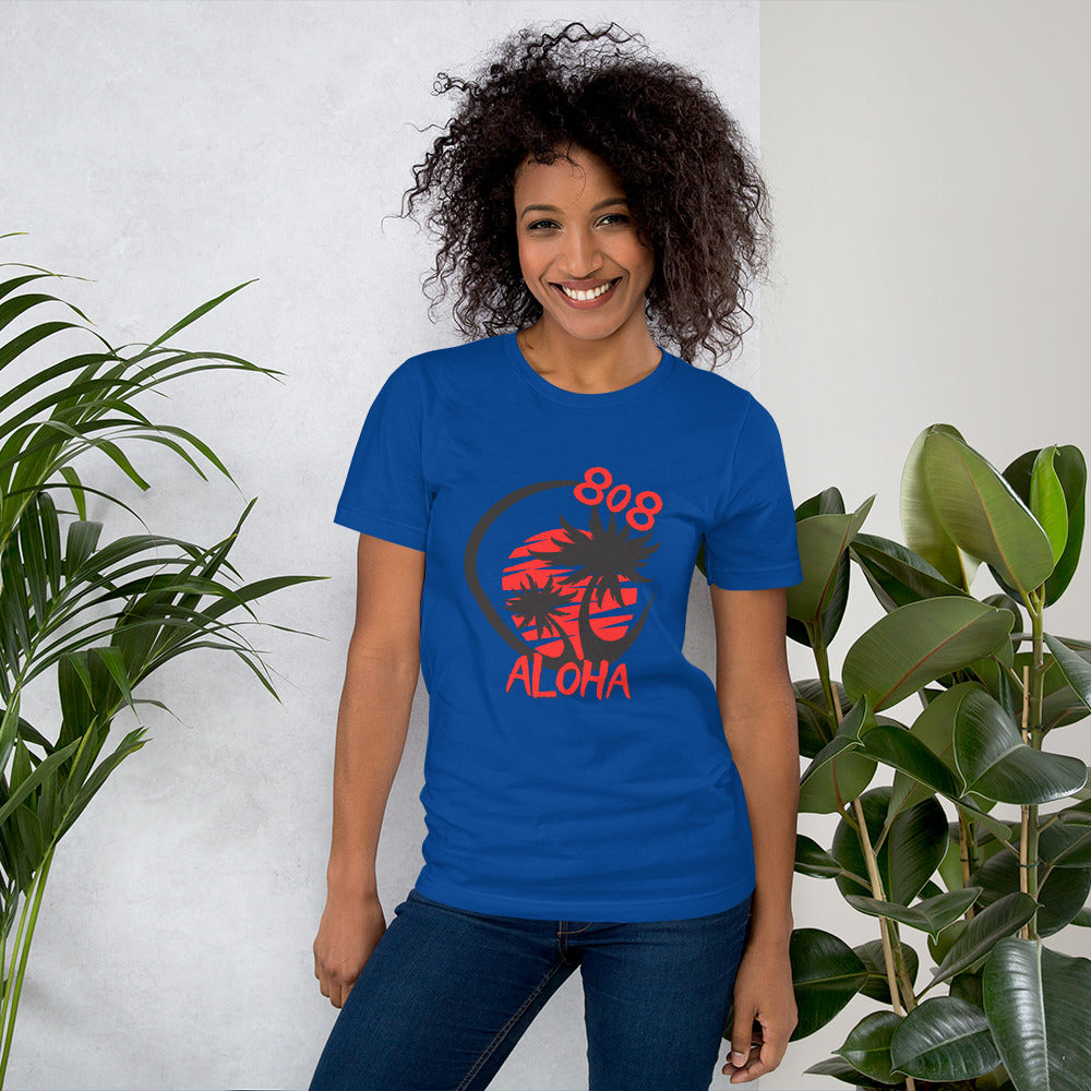 808 Aloha Unisex T-Shirt (Red)