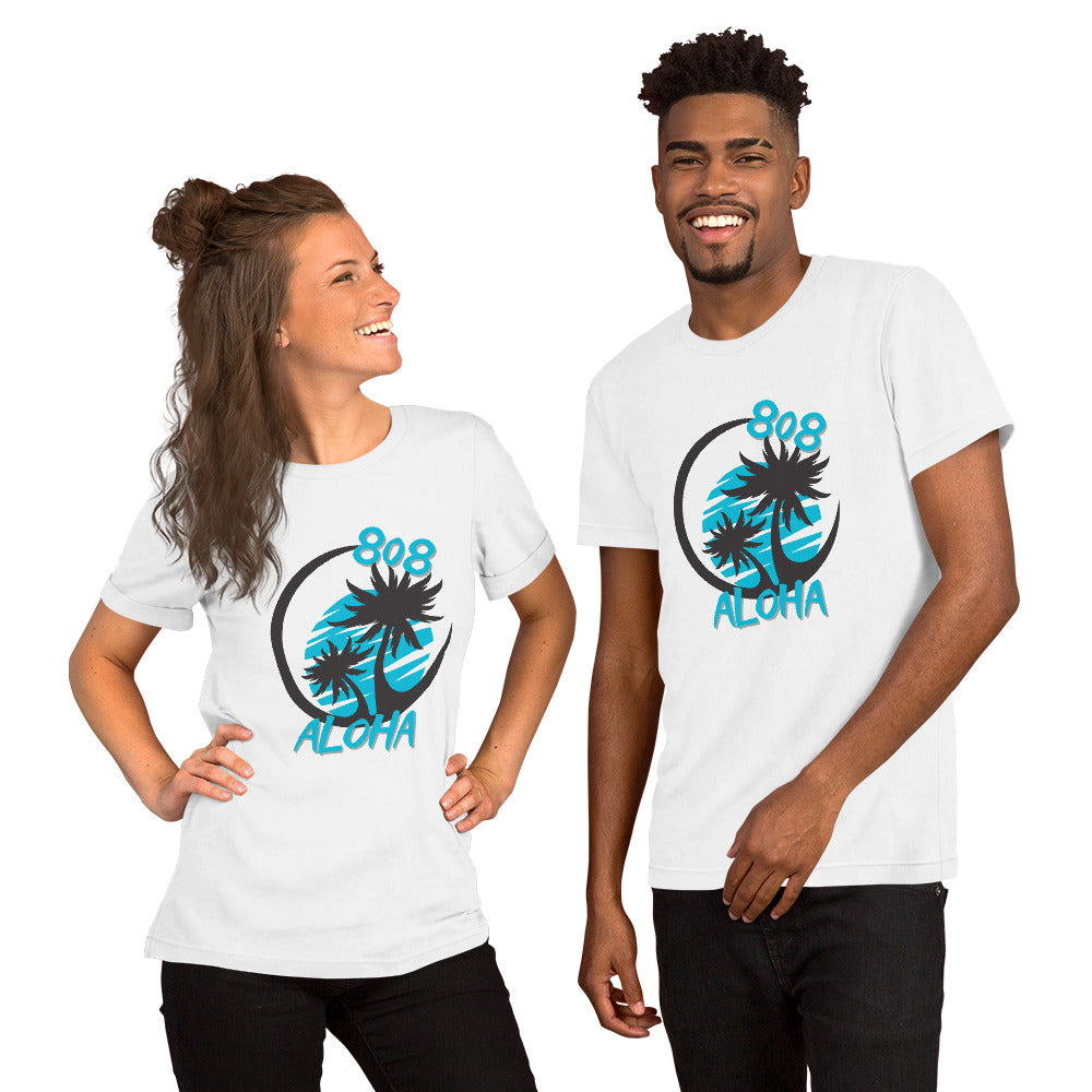 808 Aloha Unisex T-shirt (Teal)