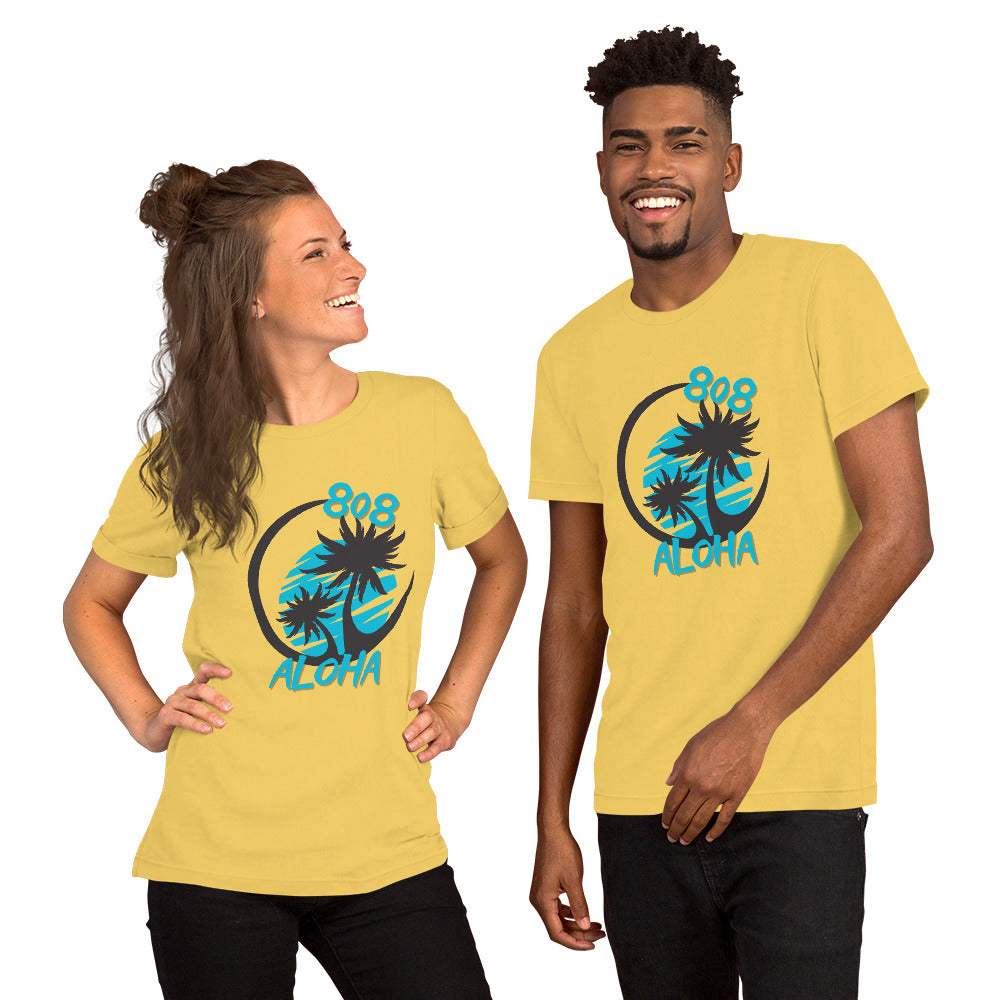 808 Aloha Unisex T-shirt (Teal)