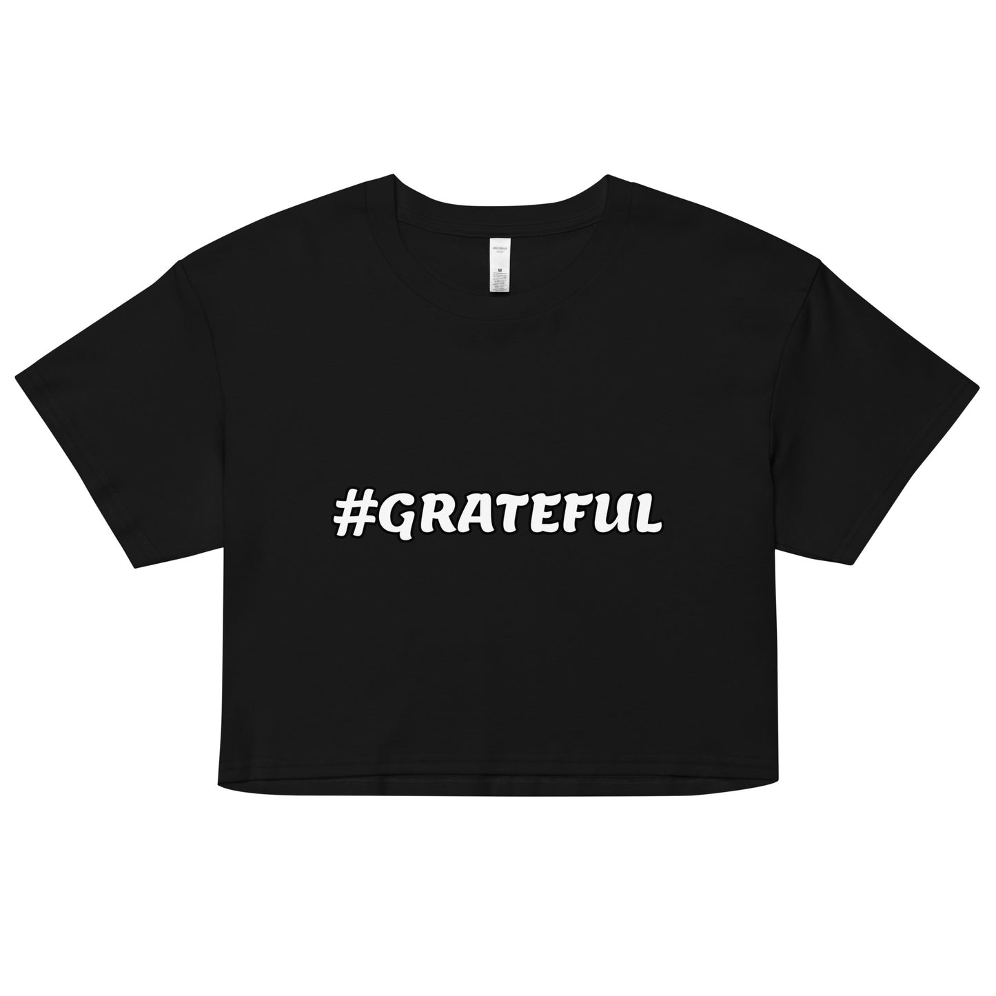 Women’s Crop Top-#GRATEFUL