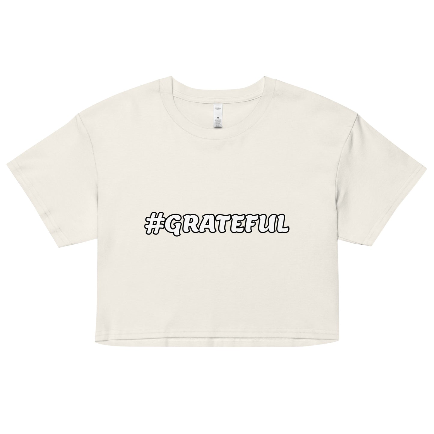 Women’s Crop Top-#GRATEFUL