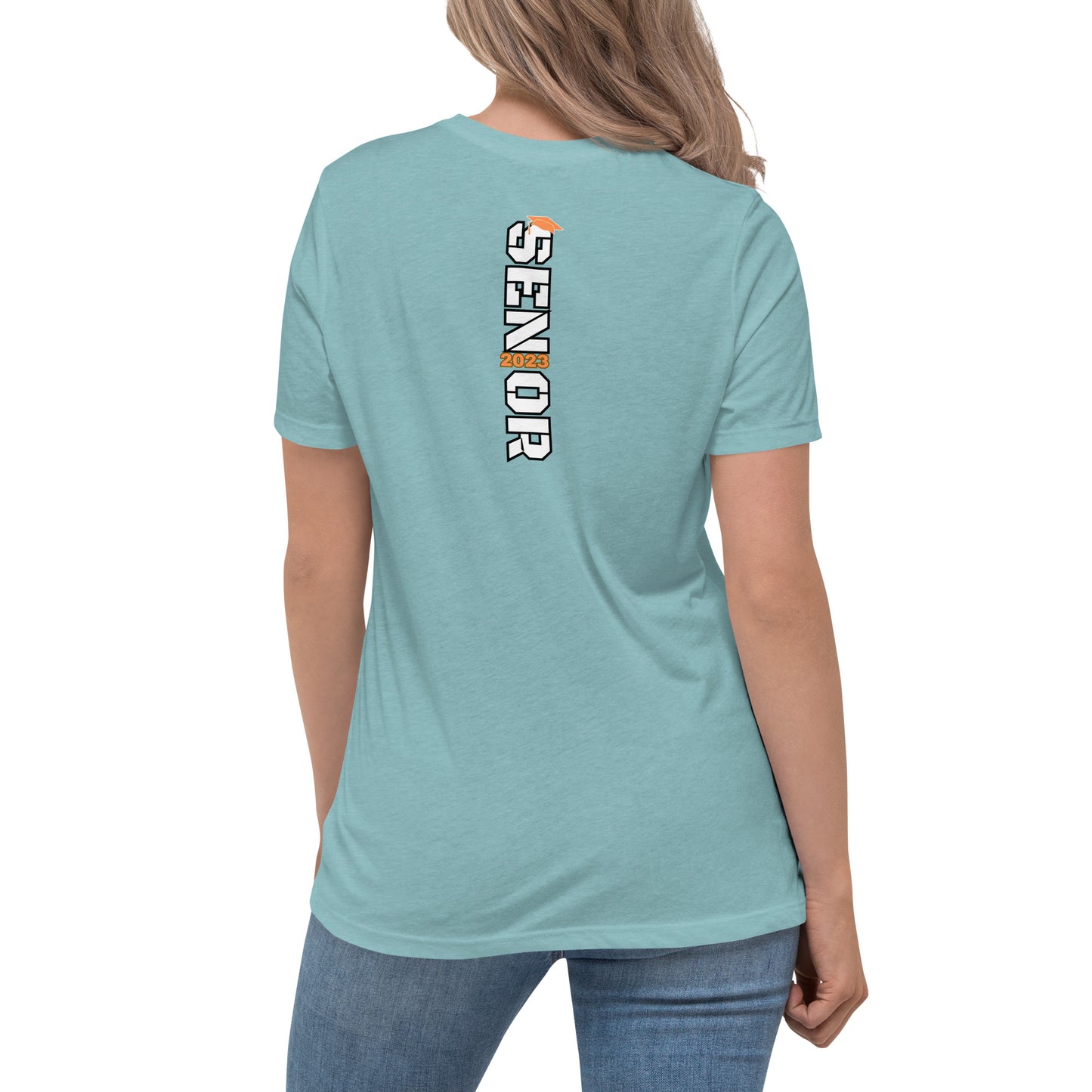 Women's Relaxed T-Shirt-Class of 2023 (ORANGE)