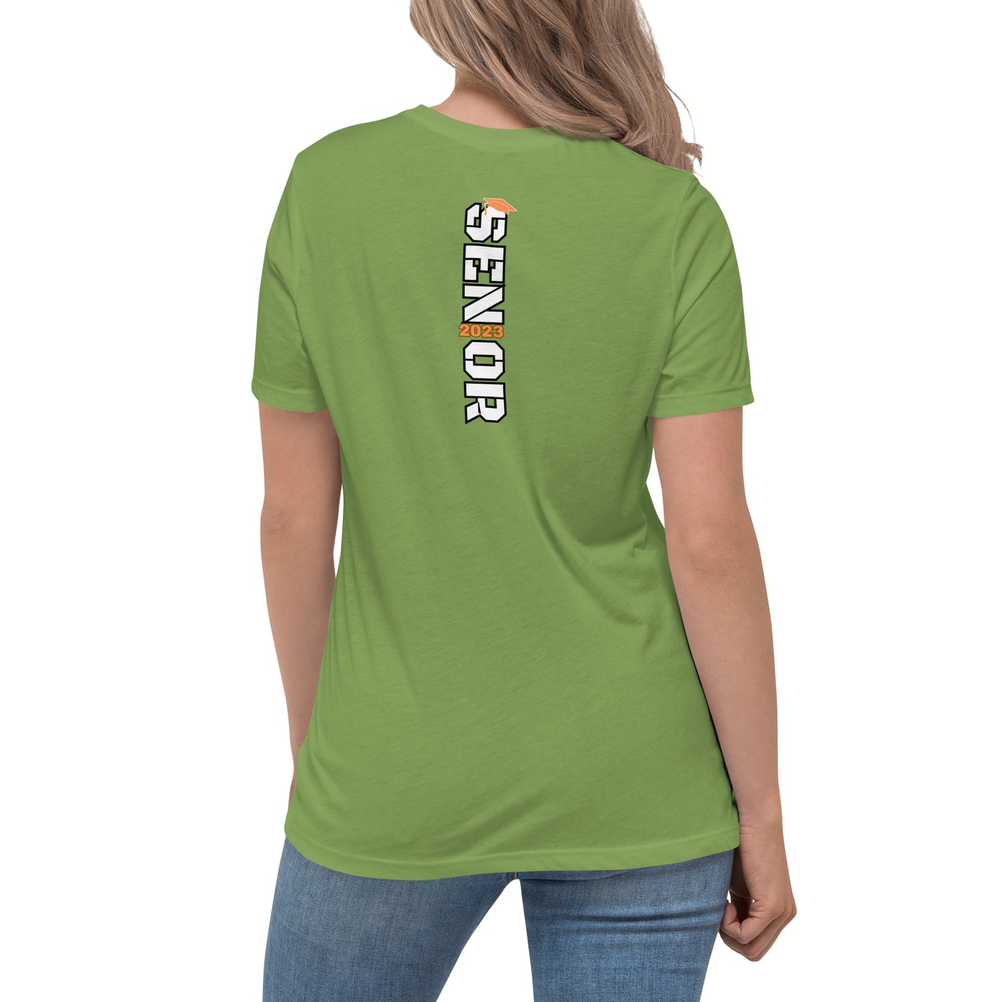 Women's Relaxed T-Shirt-Class of 2023 (ORANGE)