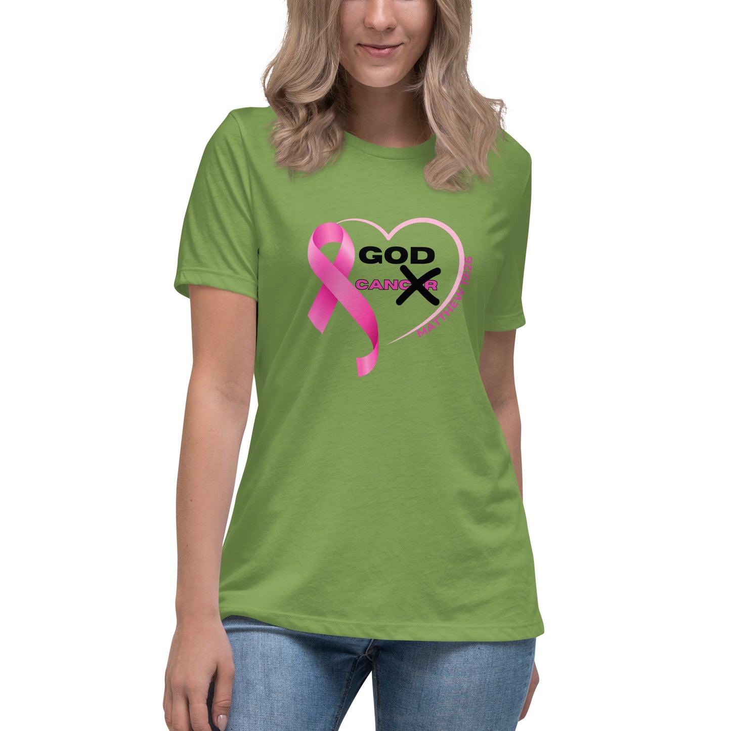 Women's Relaxed T-Shirt-GOD CAN