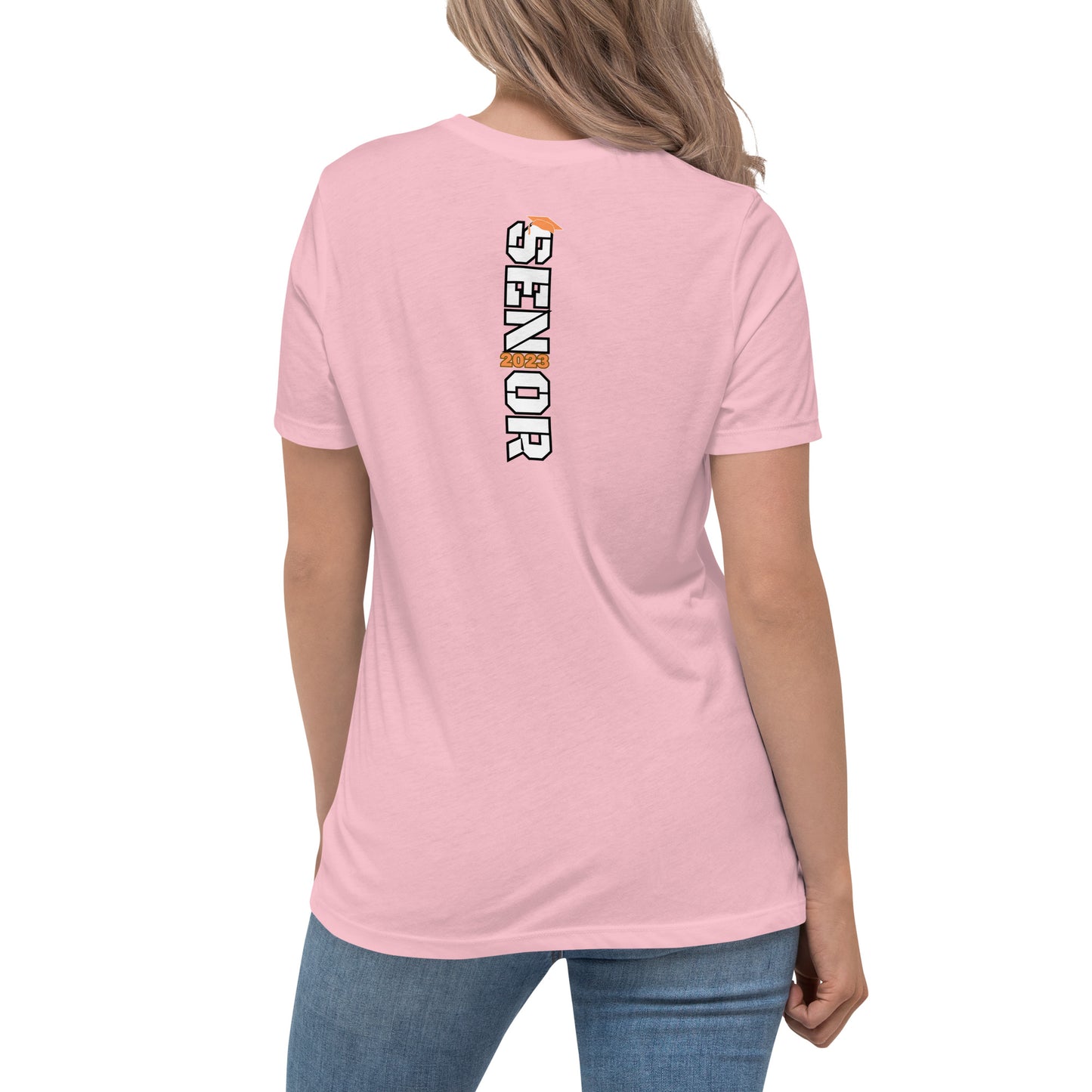 Women's Relaxed T-Shirt-Class of 2023 (ORANGE)