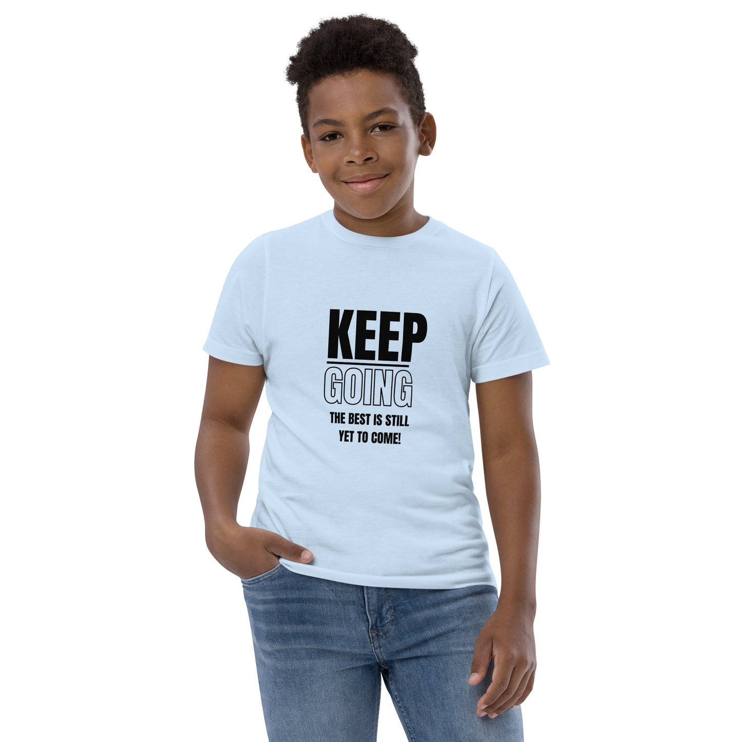 Youth Jersey T-shirt-KEEP GOING