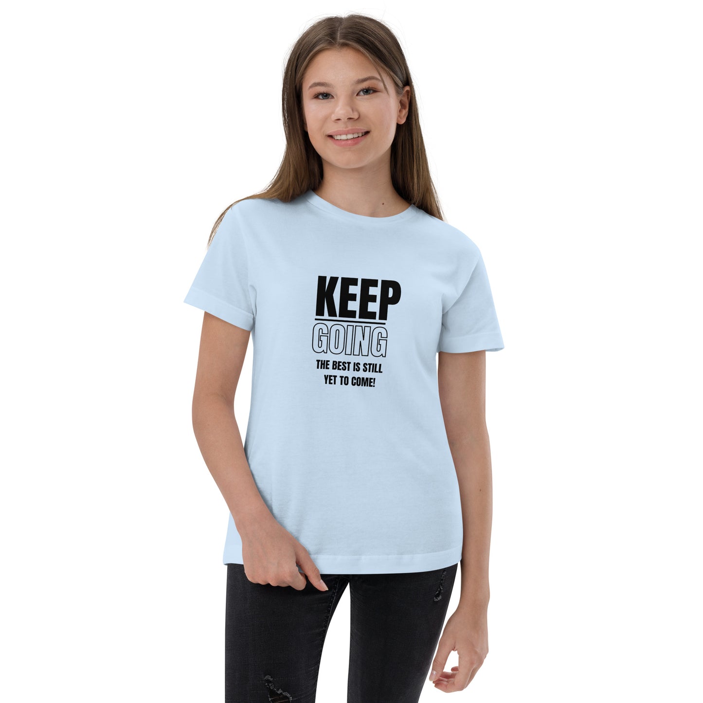 Youth Jersey T-shirt-KEEP GOING