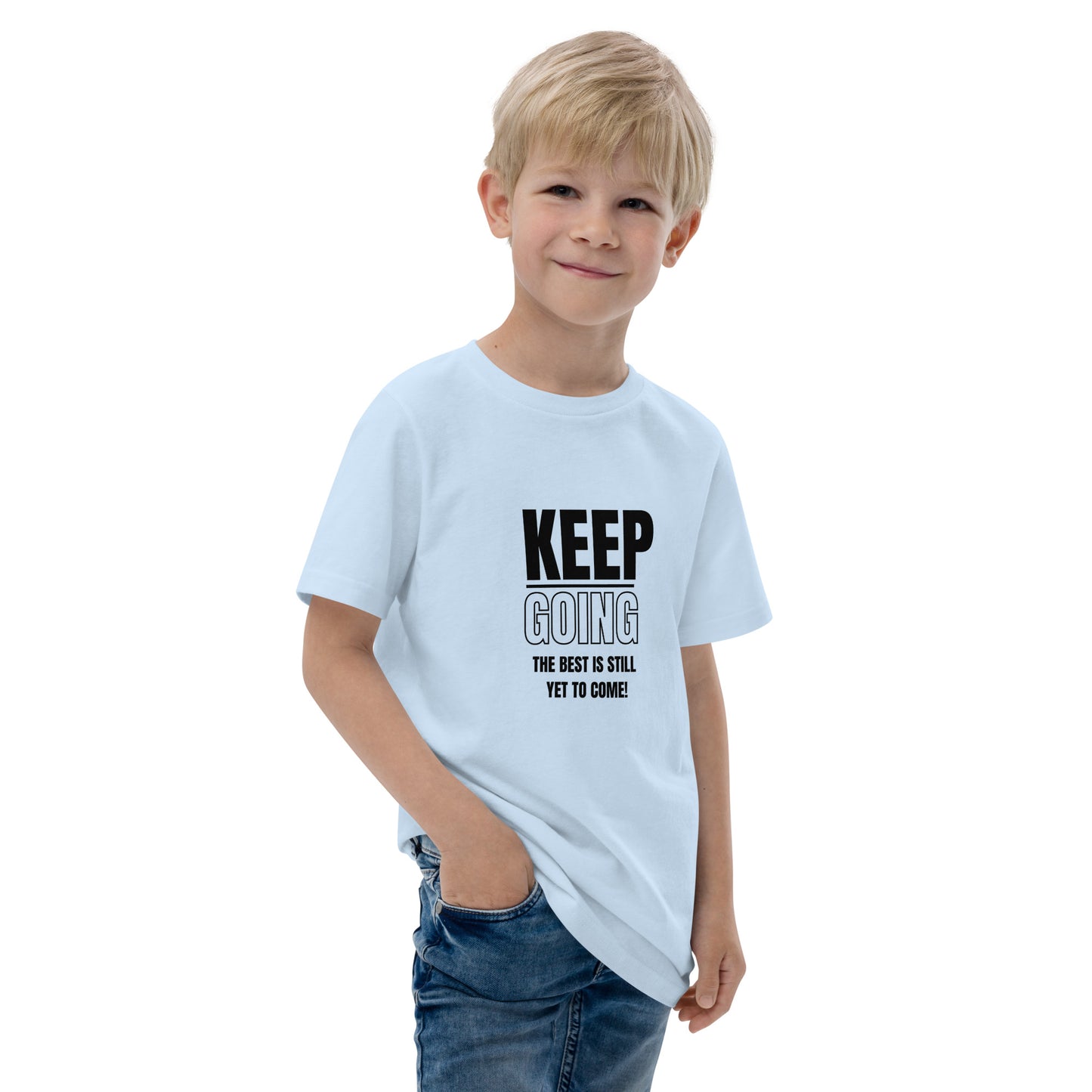 Youth Jersey T-shirt-KEEP GOING