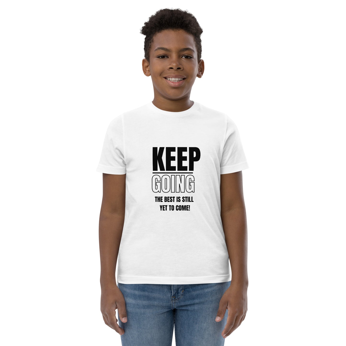 Youth Jersey T-shirt-KEEP GOING