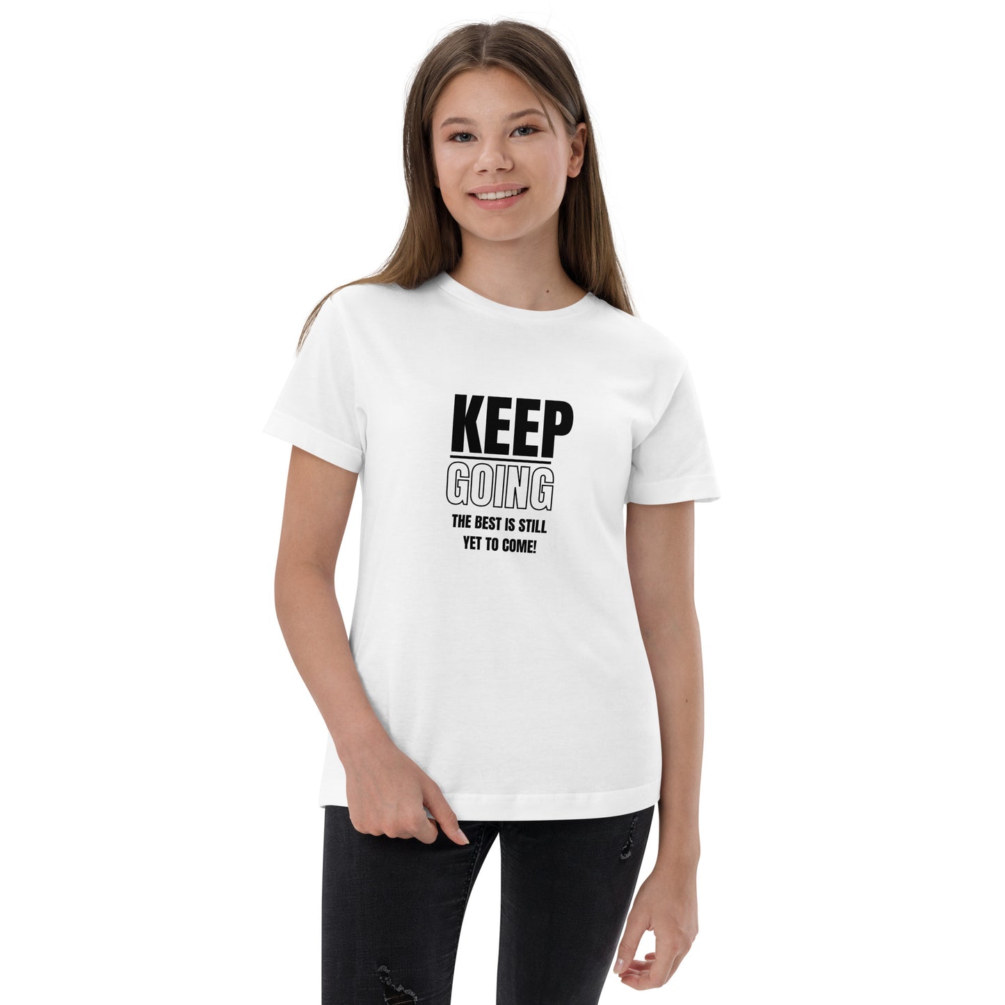 Youth Jersey T-shirt-KEEP GOING