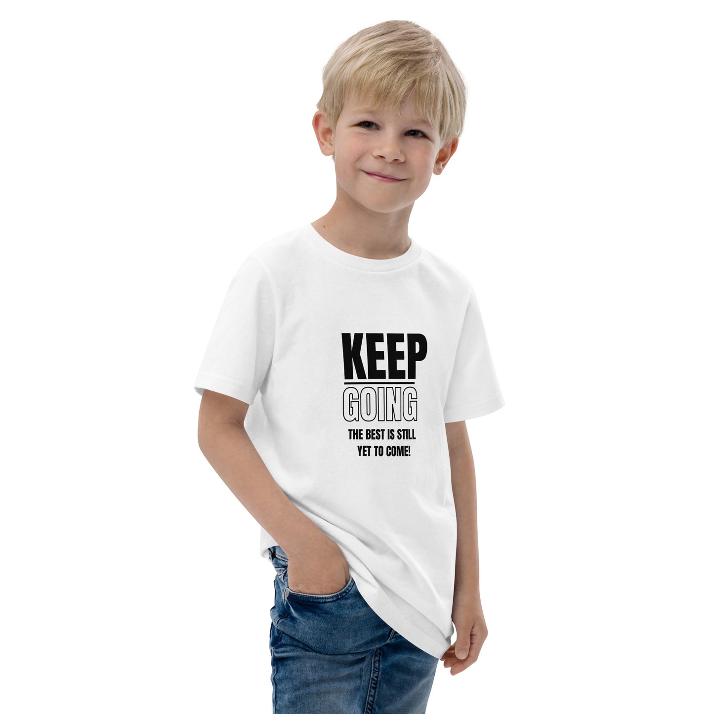 Youth Jersey T-shirt-KEEP GOING