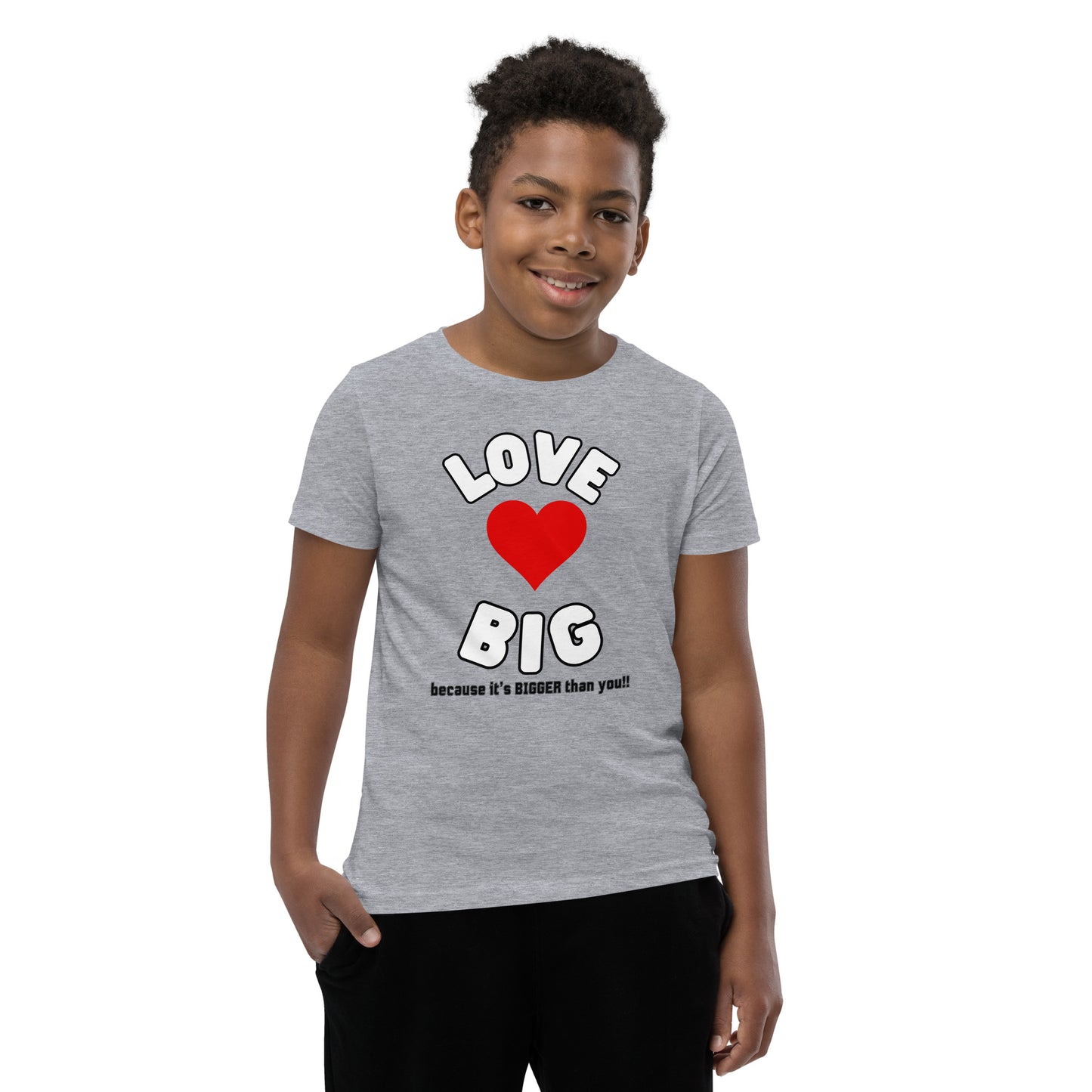 Youth Short Sleeve T-Shirt-LOVE BIG