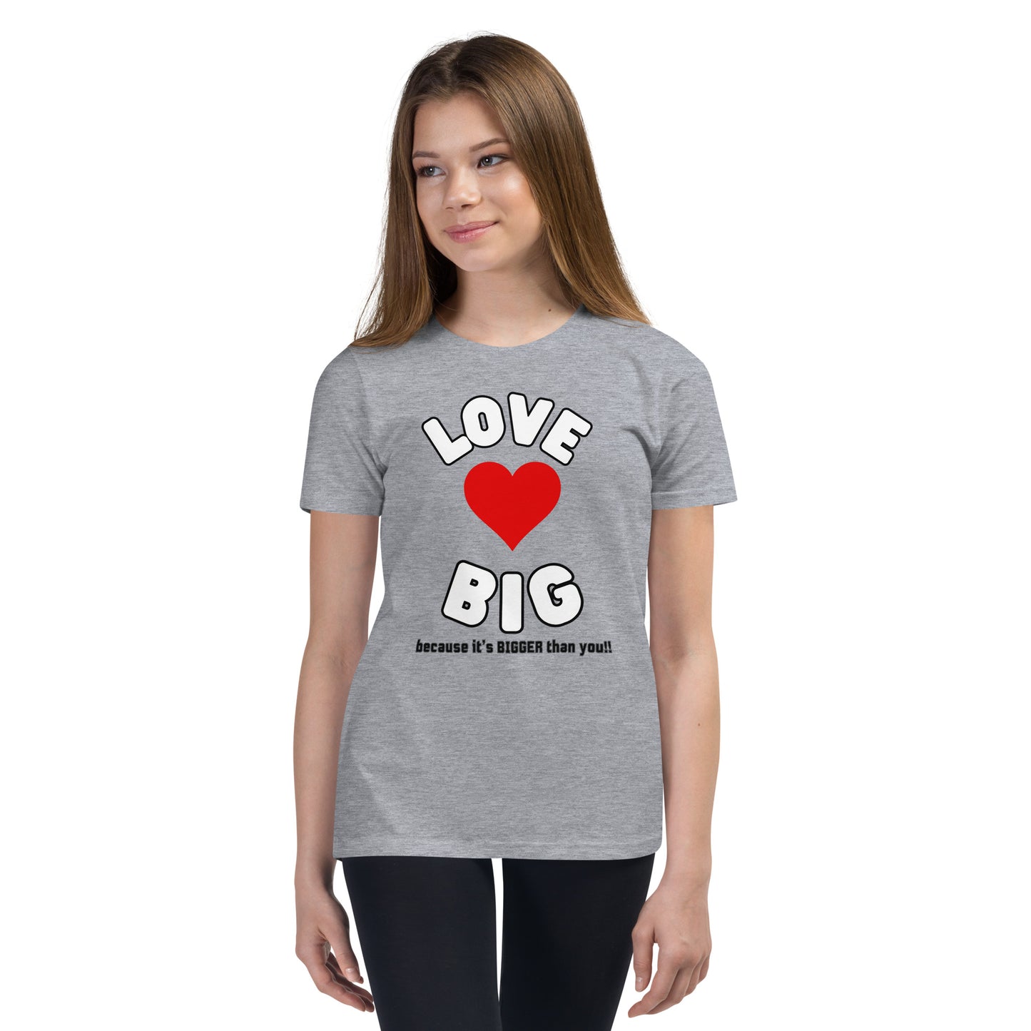 Youth Short Sleeve T-Shirt-LOVE BIG