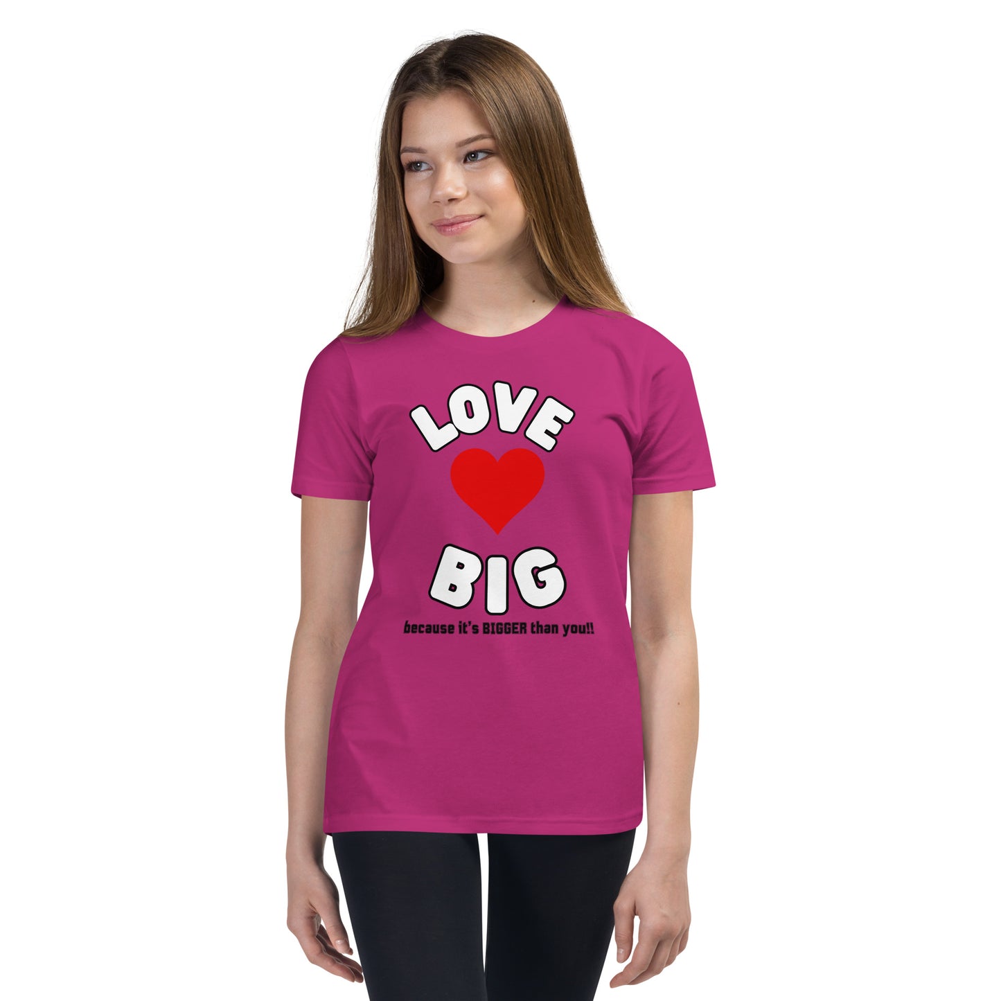 Youth Short Sleeve T-Shirt-LOVE BIG