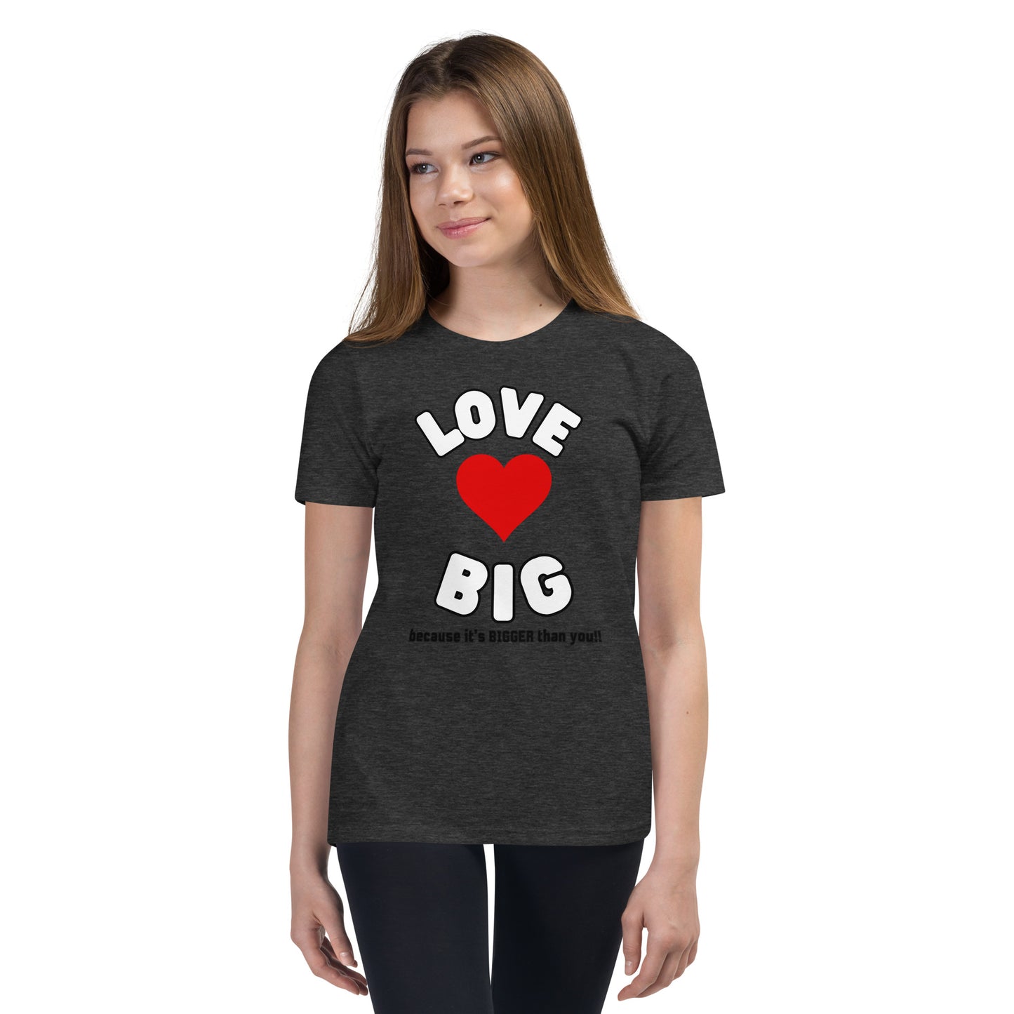 Youth Short Sleeve T-Shirt-LOVE BIG