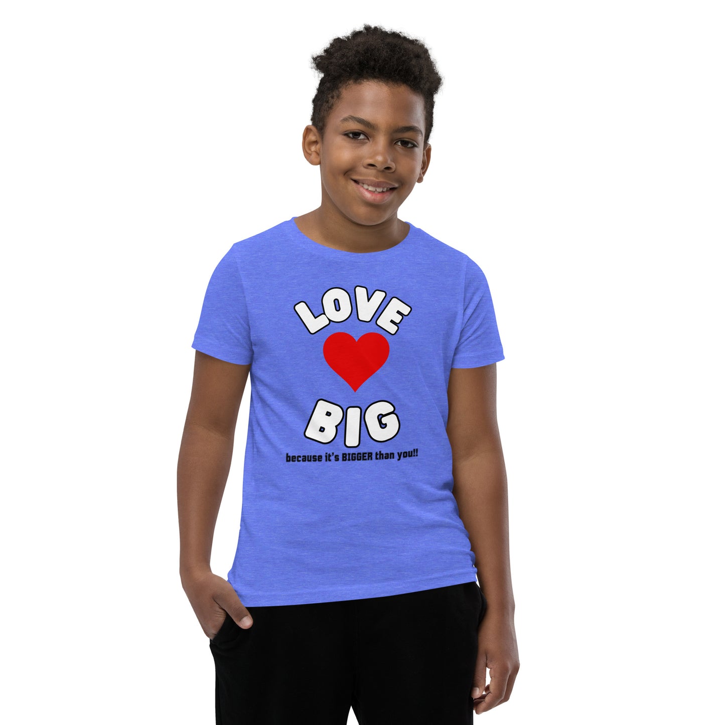 Youth Short Sleeve T-Shirt-LOVE BIG