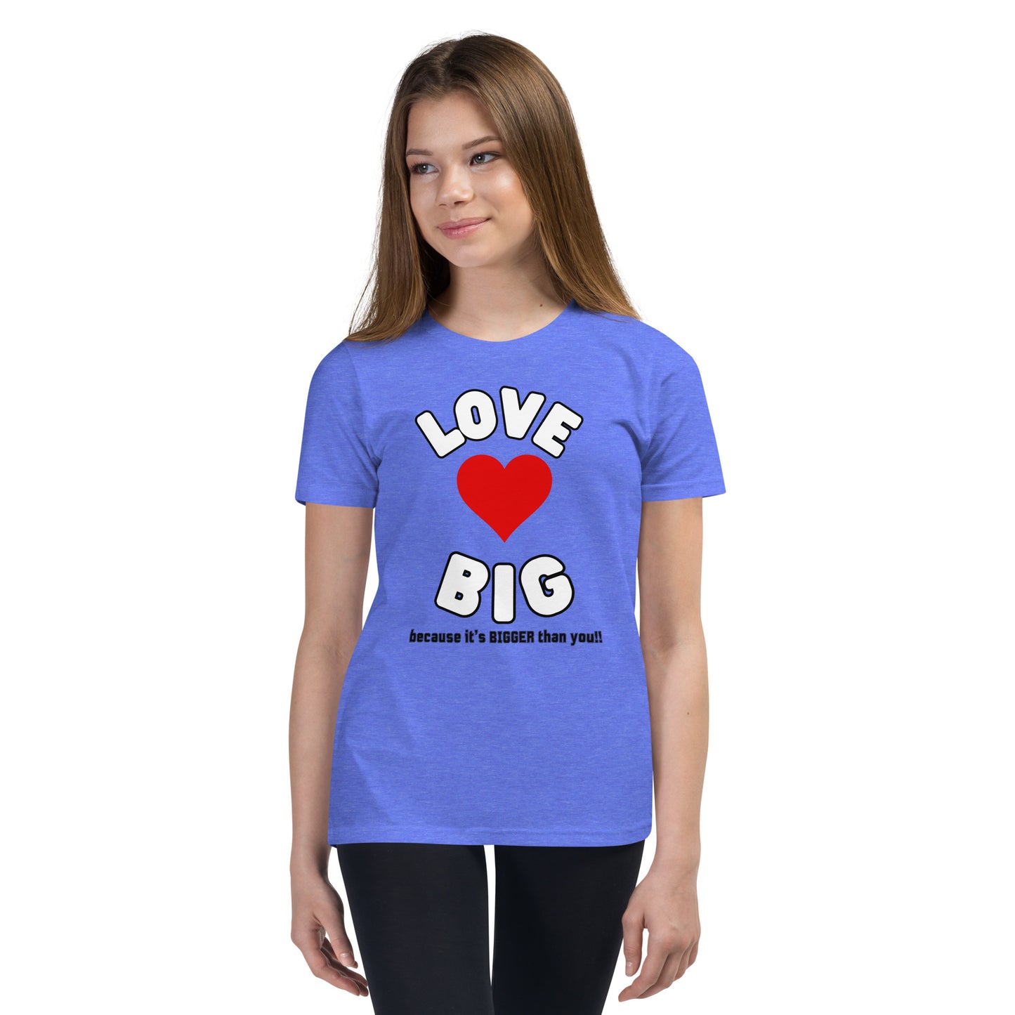 Youth Short Sleeve T-Shirt-LOVE BIG