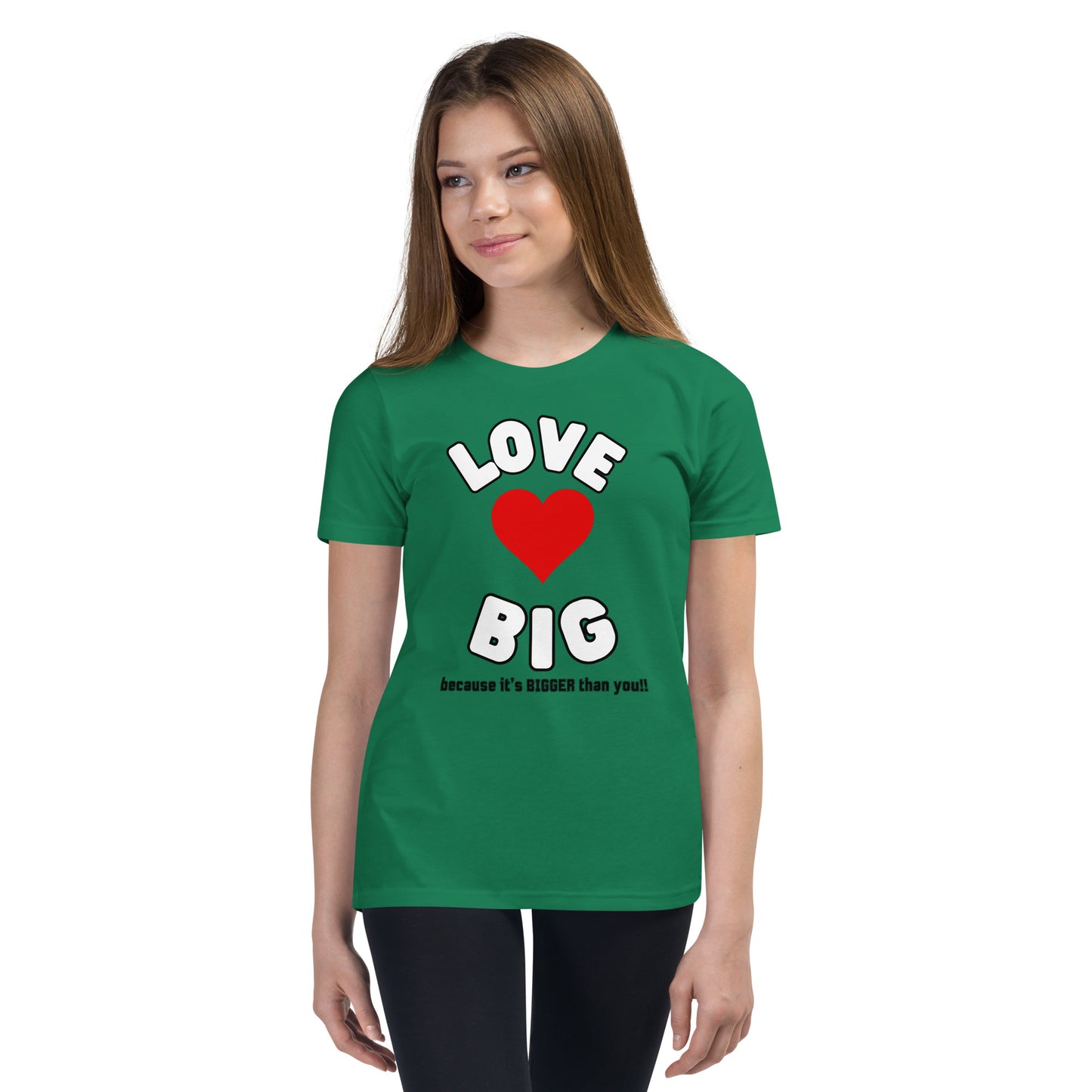 Youth Short Sleeve T-Shirt-LOVE BIG