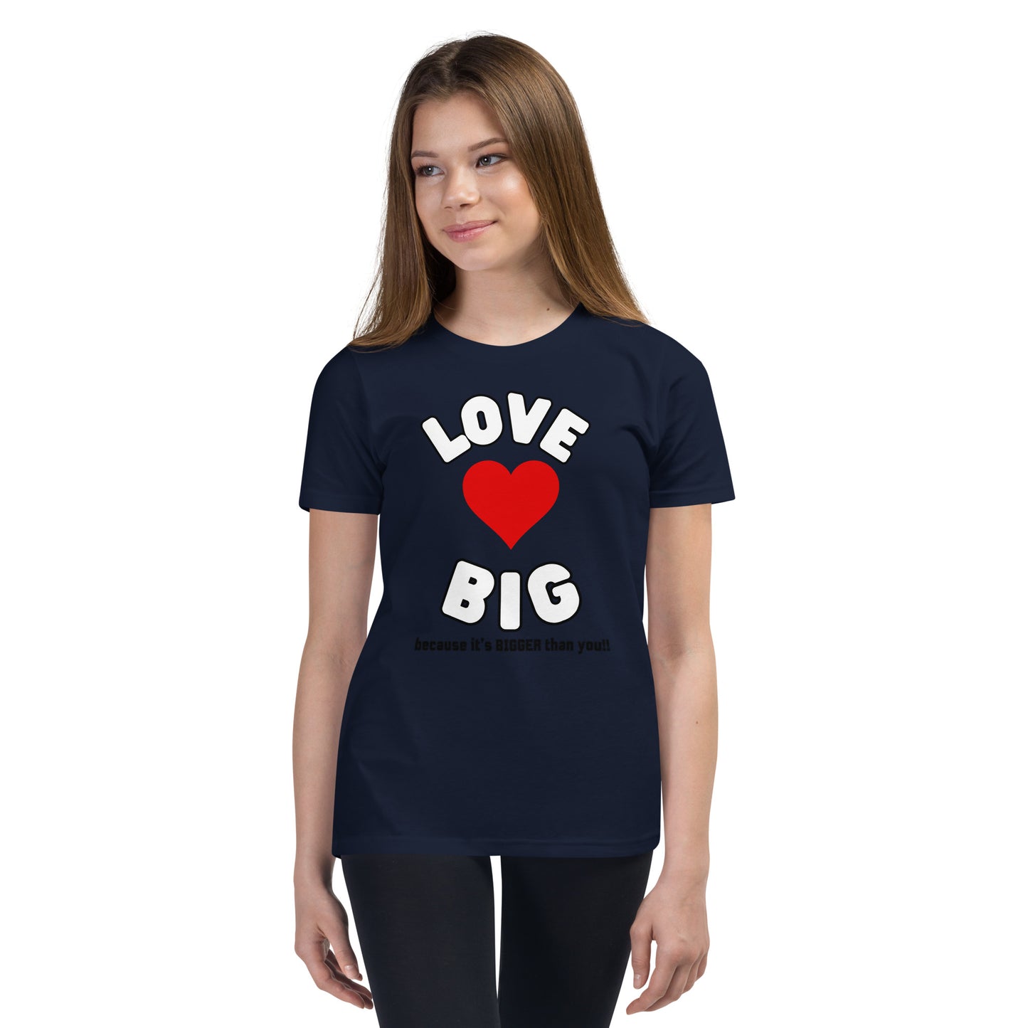 Youth Short Sleeve T-Shirt-LOVE BIG