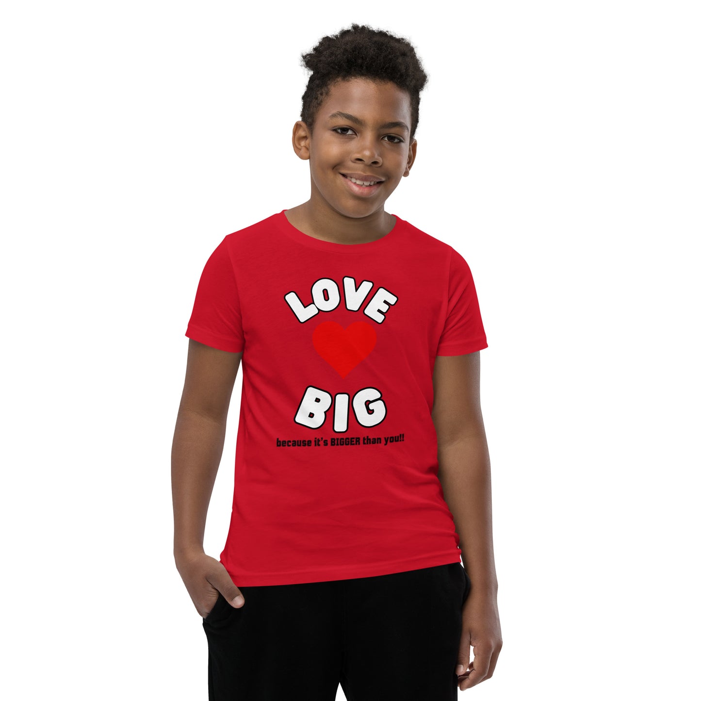 Youth Short Sleeve T-Shirt-LOVE BIG