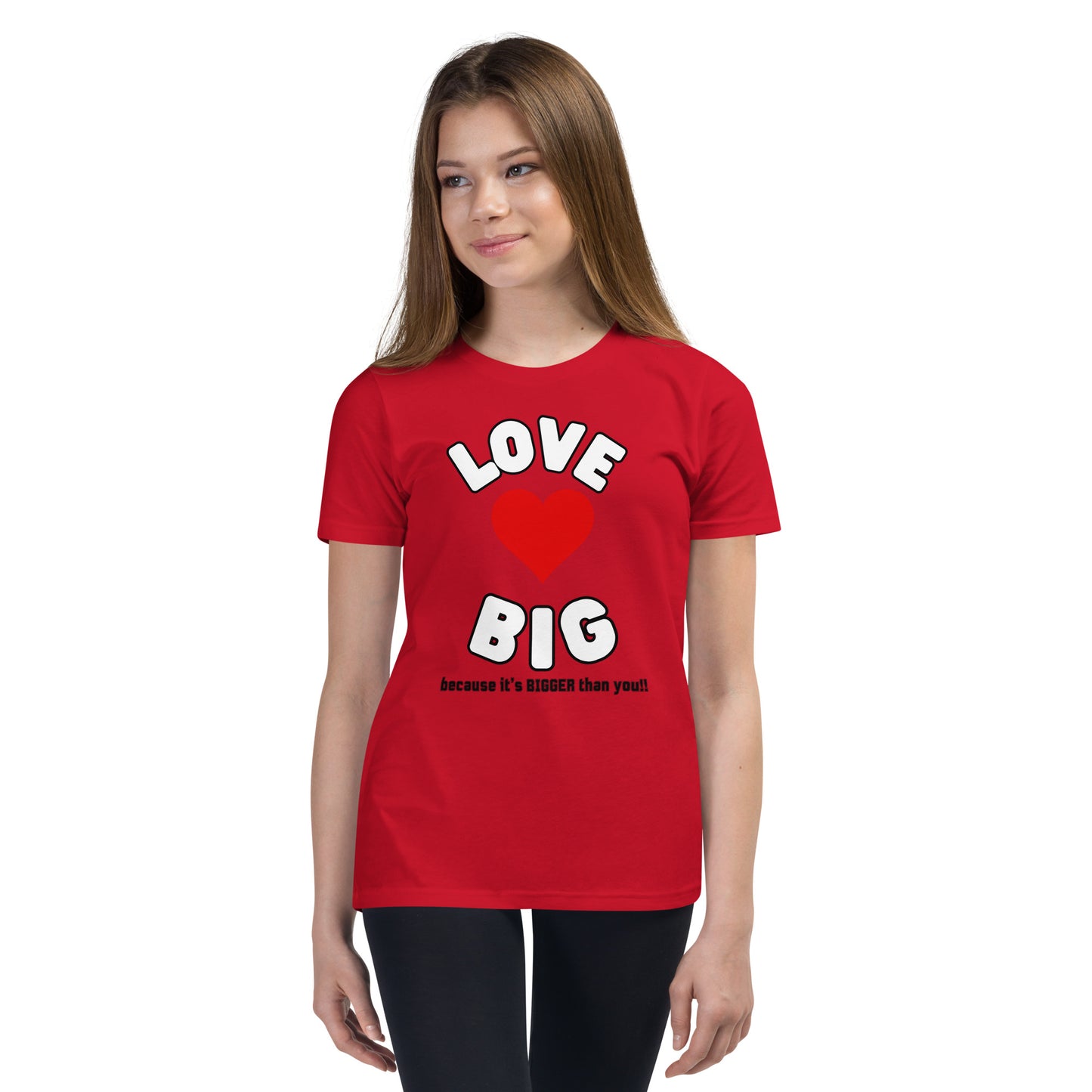 Youth Short Sleeve T-Shirt-LOVE BIG