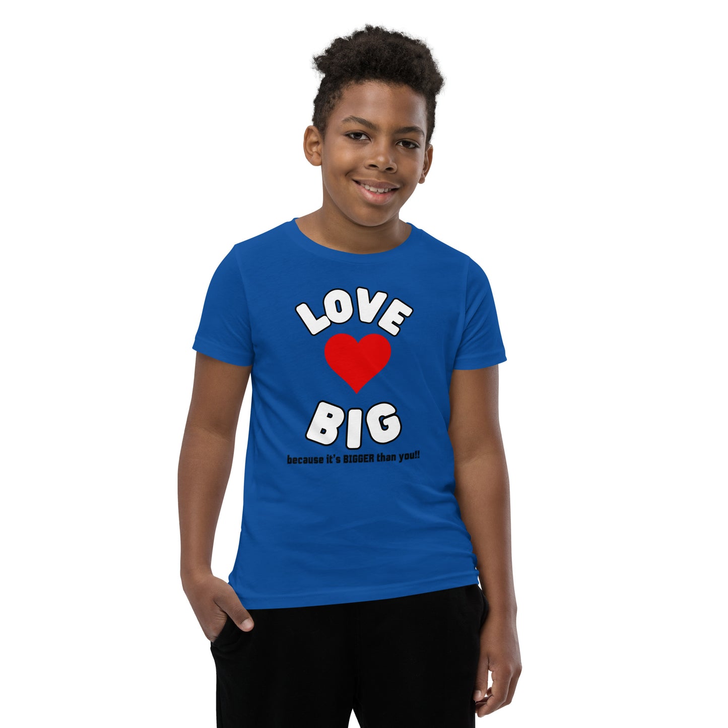 Youth Short Sleeve T-Shirt-LOVE BIG