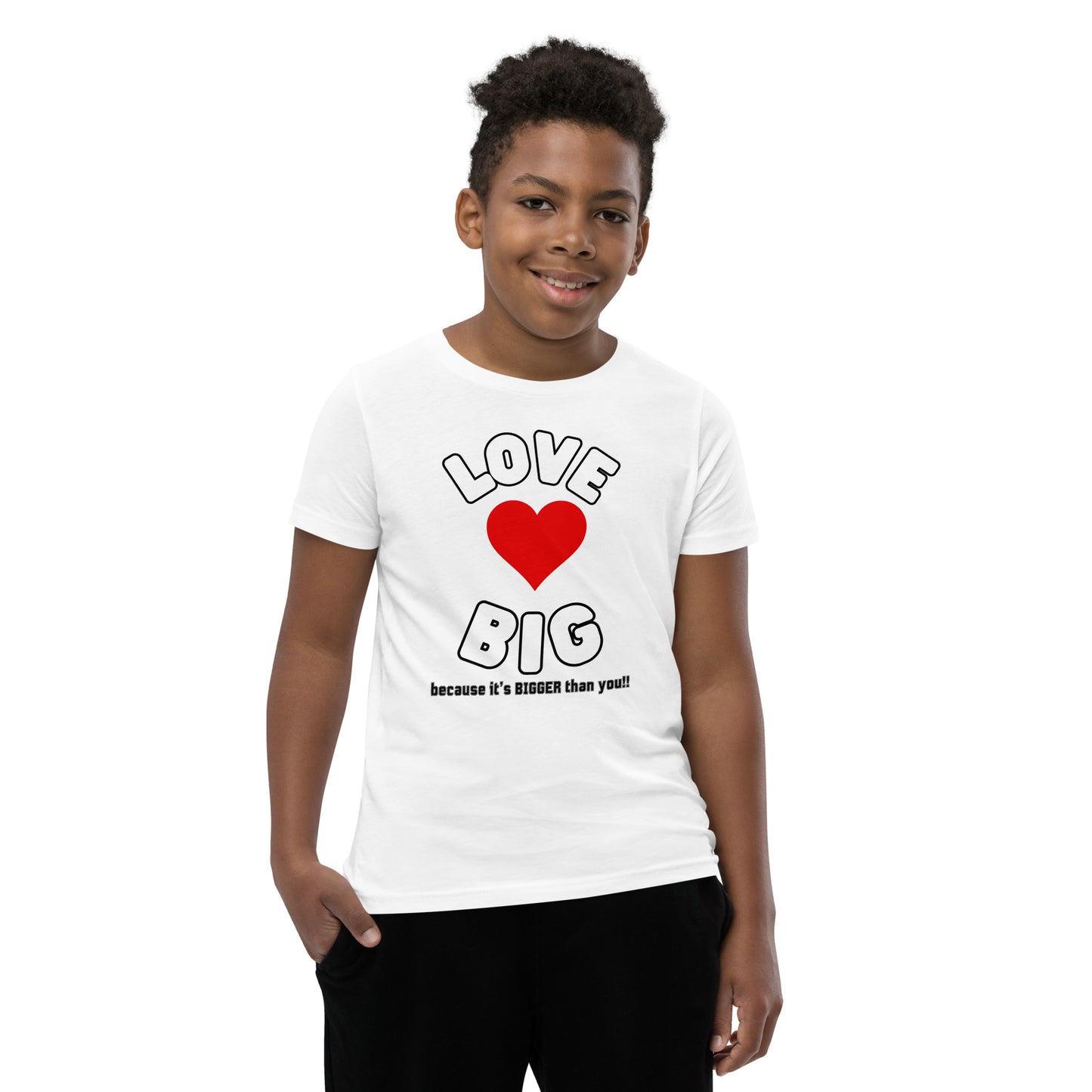 Youth Short Sleeve T-Shirt-LOVE BIG