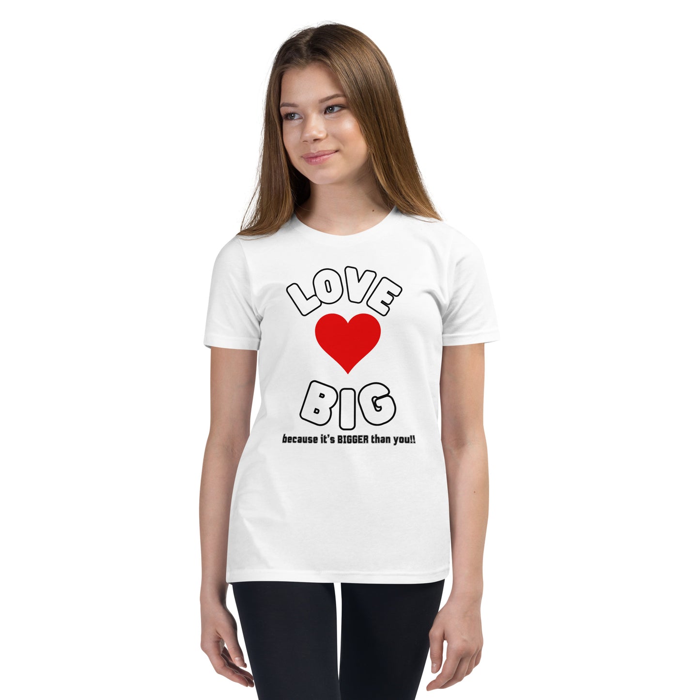 Youth Short Sleeve T-Shirt-LOVE BIG