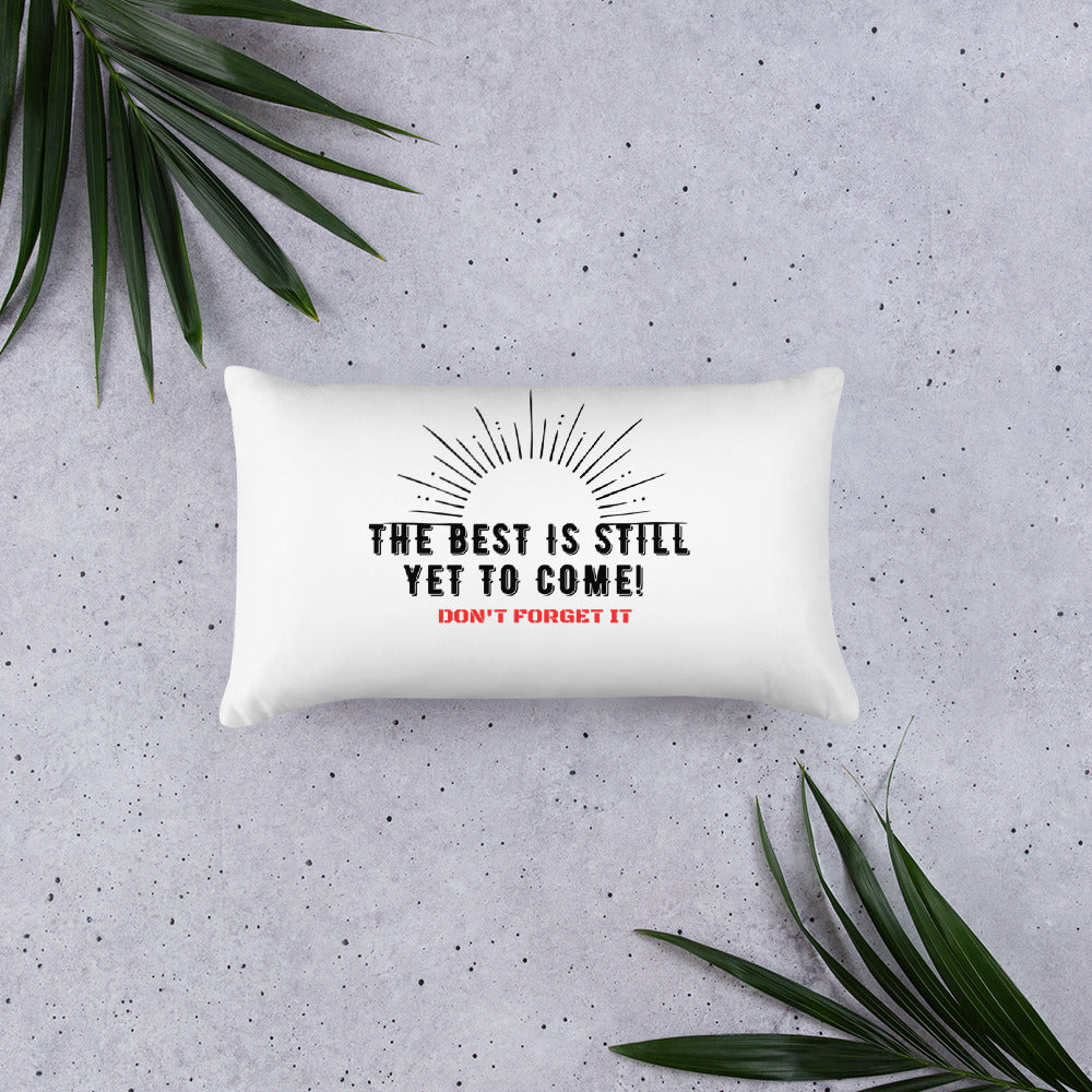 Basic Pillow-The BEST is Yet to Come!