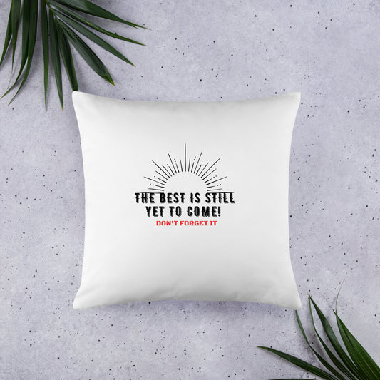 Basic Pillow-The BEST is Yet to Come!