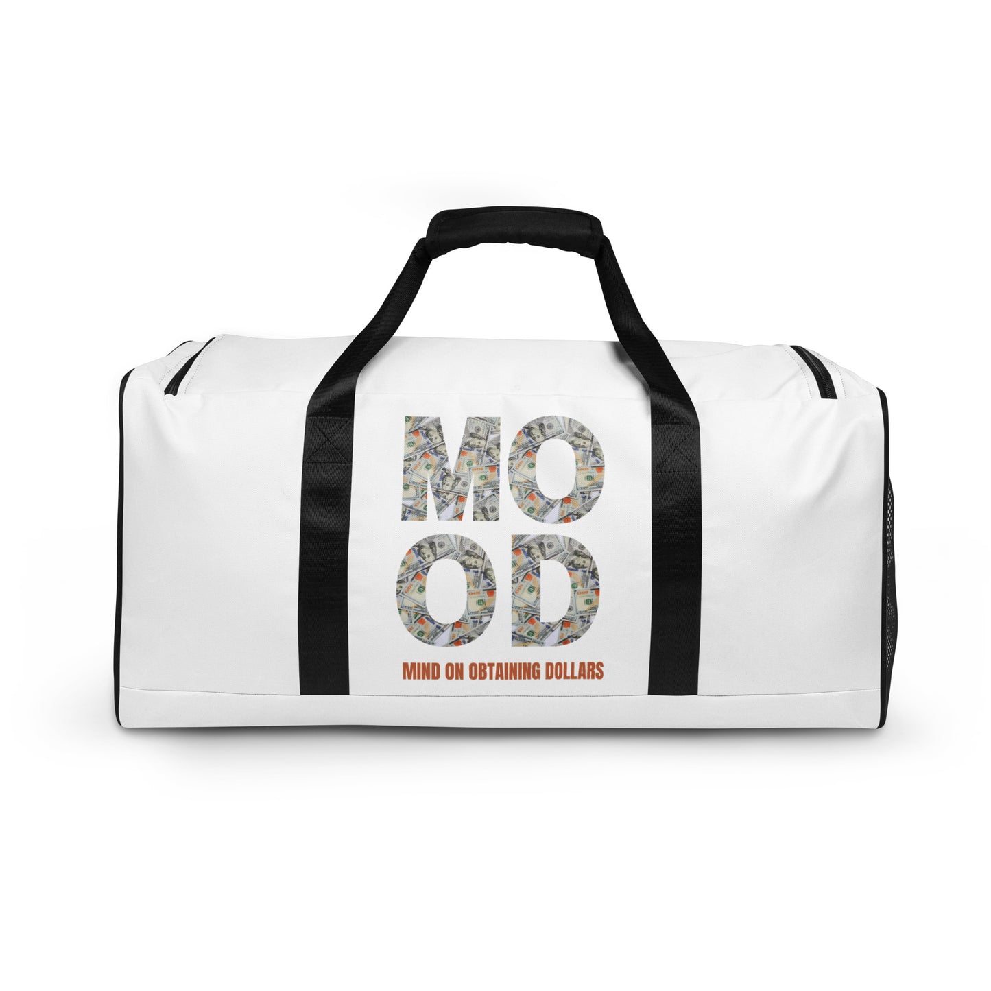 Duffle bag-MOOD:MIND ON OBTAINING DOLLARS