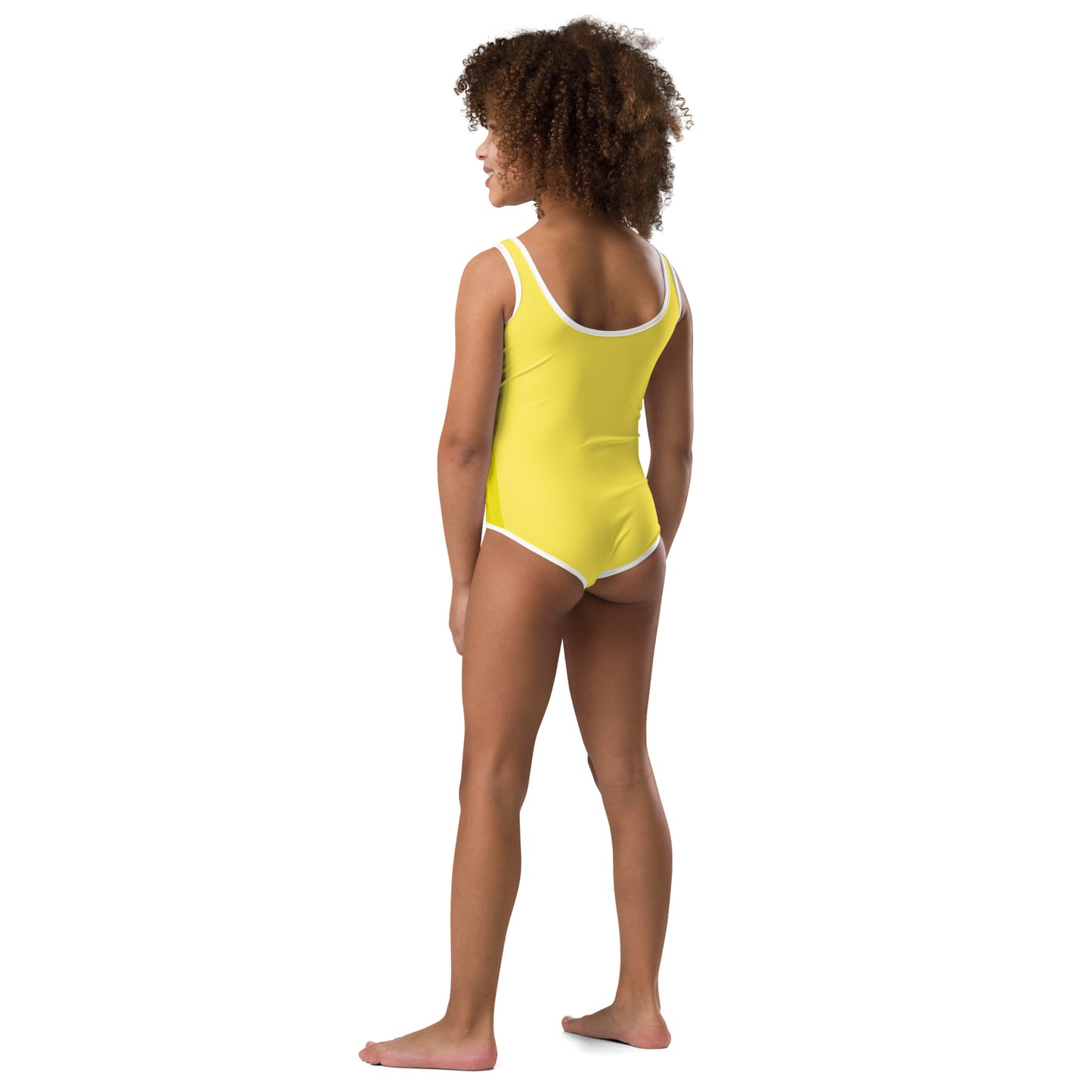 All-Over Print Kids Swimsuit-KEEP SMILING