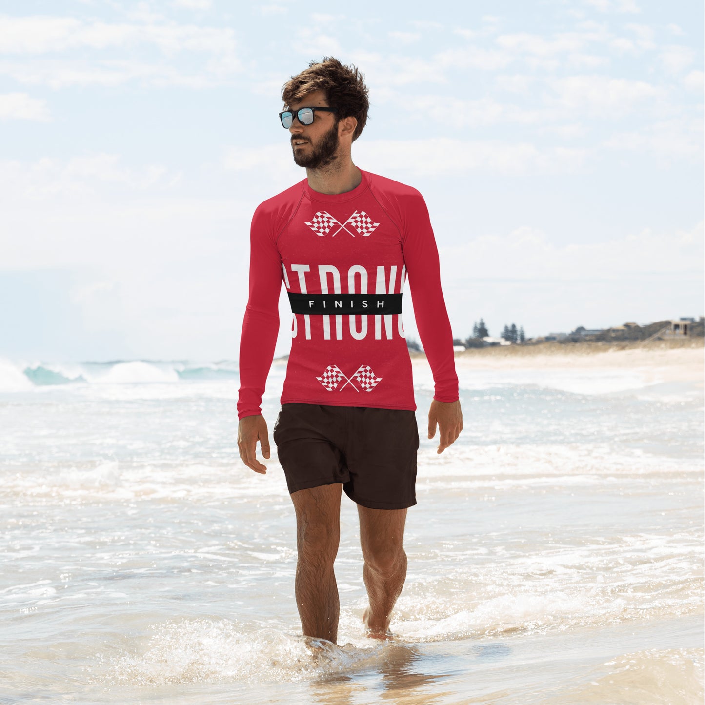 Men's Rash Guard- Finish Strong