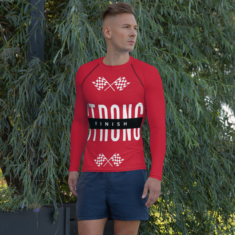 Men's Rash Guard- Finish Strong