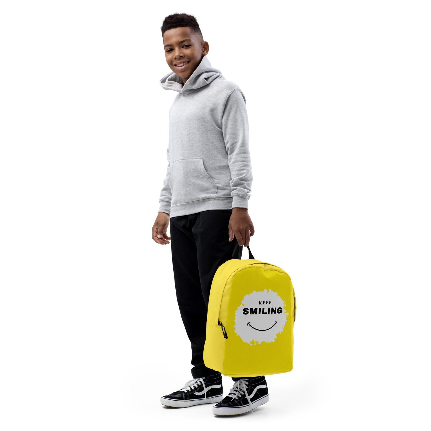 Minimalist Backpack-KEEP SMILING