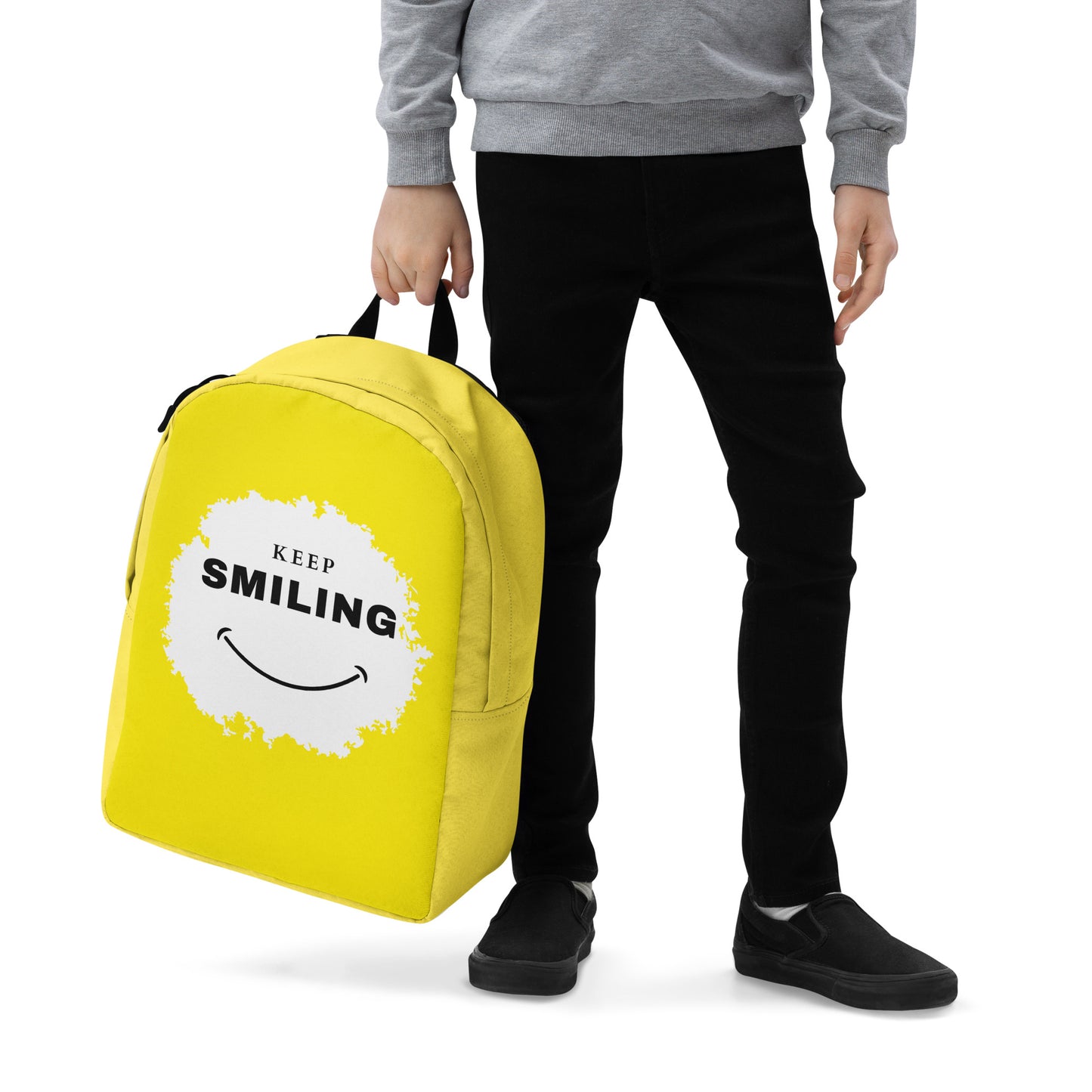 Minimalist Backpack-KEEP SMILING