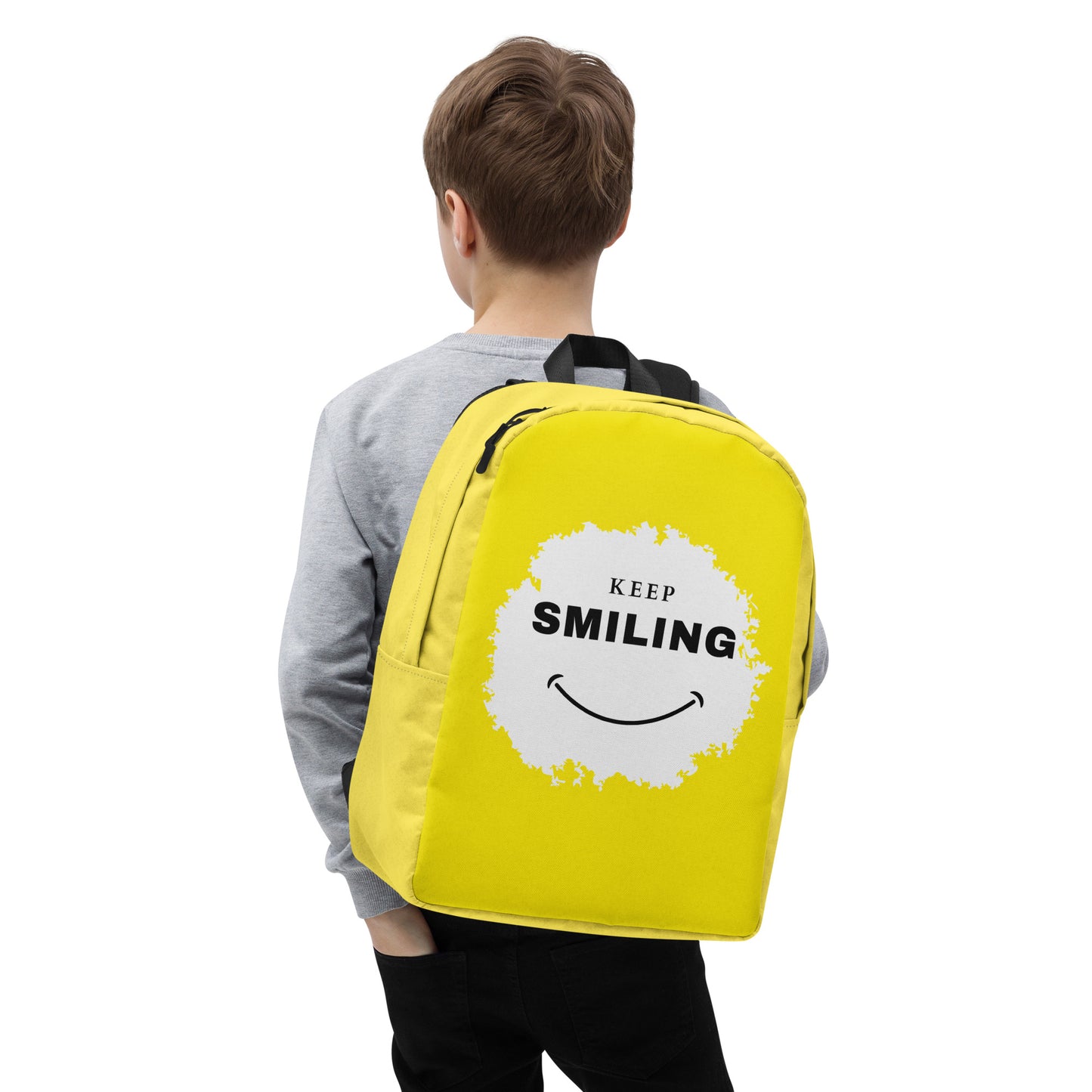 Minimalist Backpack-KEEP SMILING