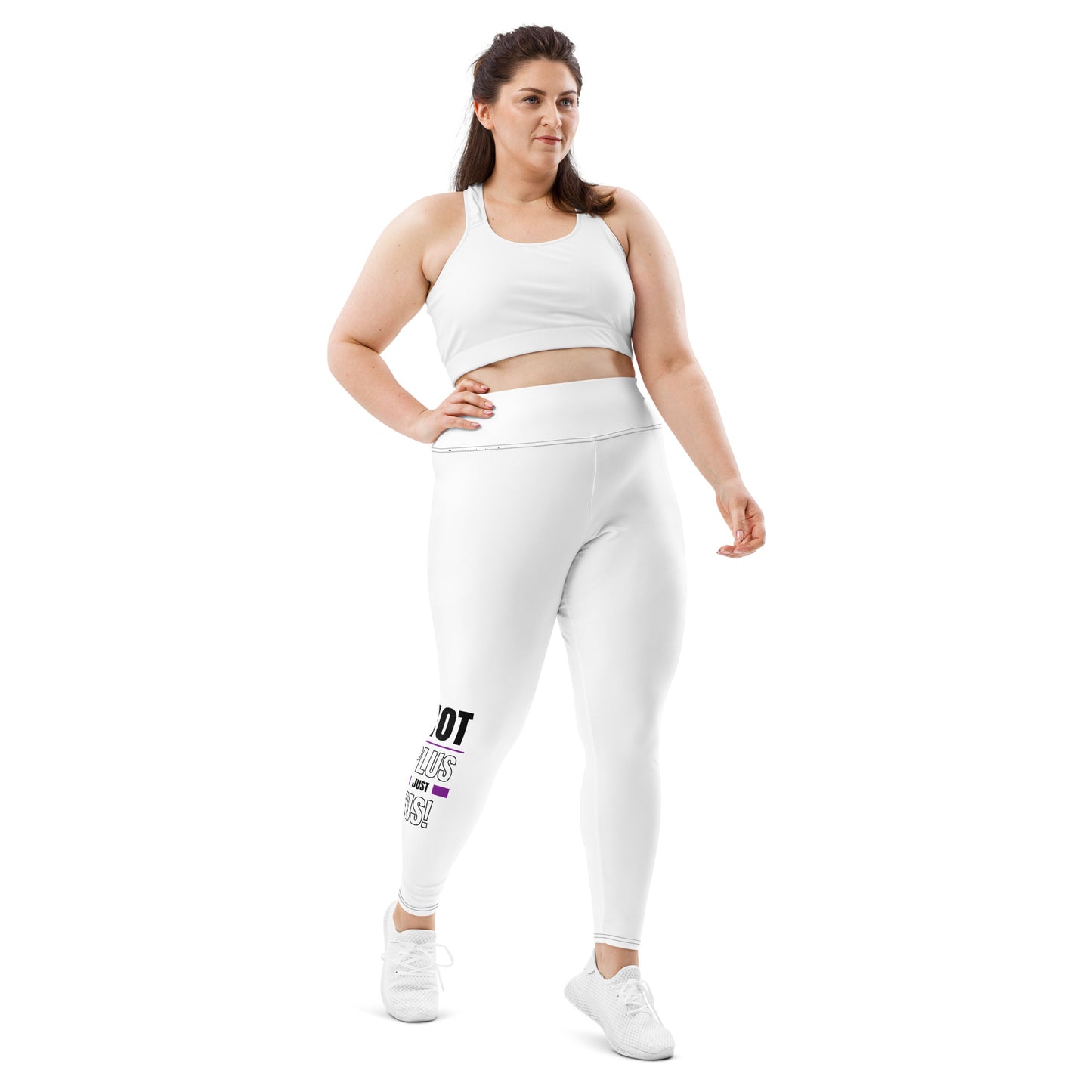 All-Over Print Plus Size Leggings-NOT PLUS JUST US