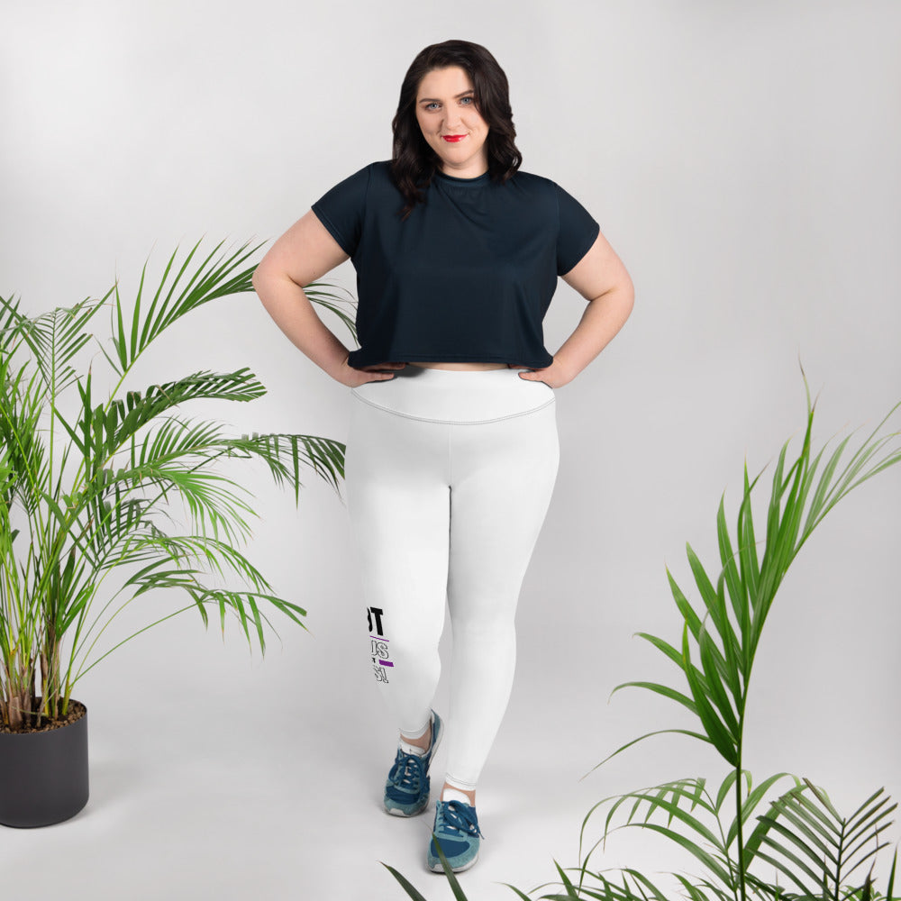 All-Over Print Plus Size Leggings-NOT PLUS JUST US