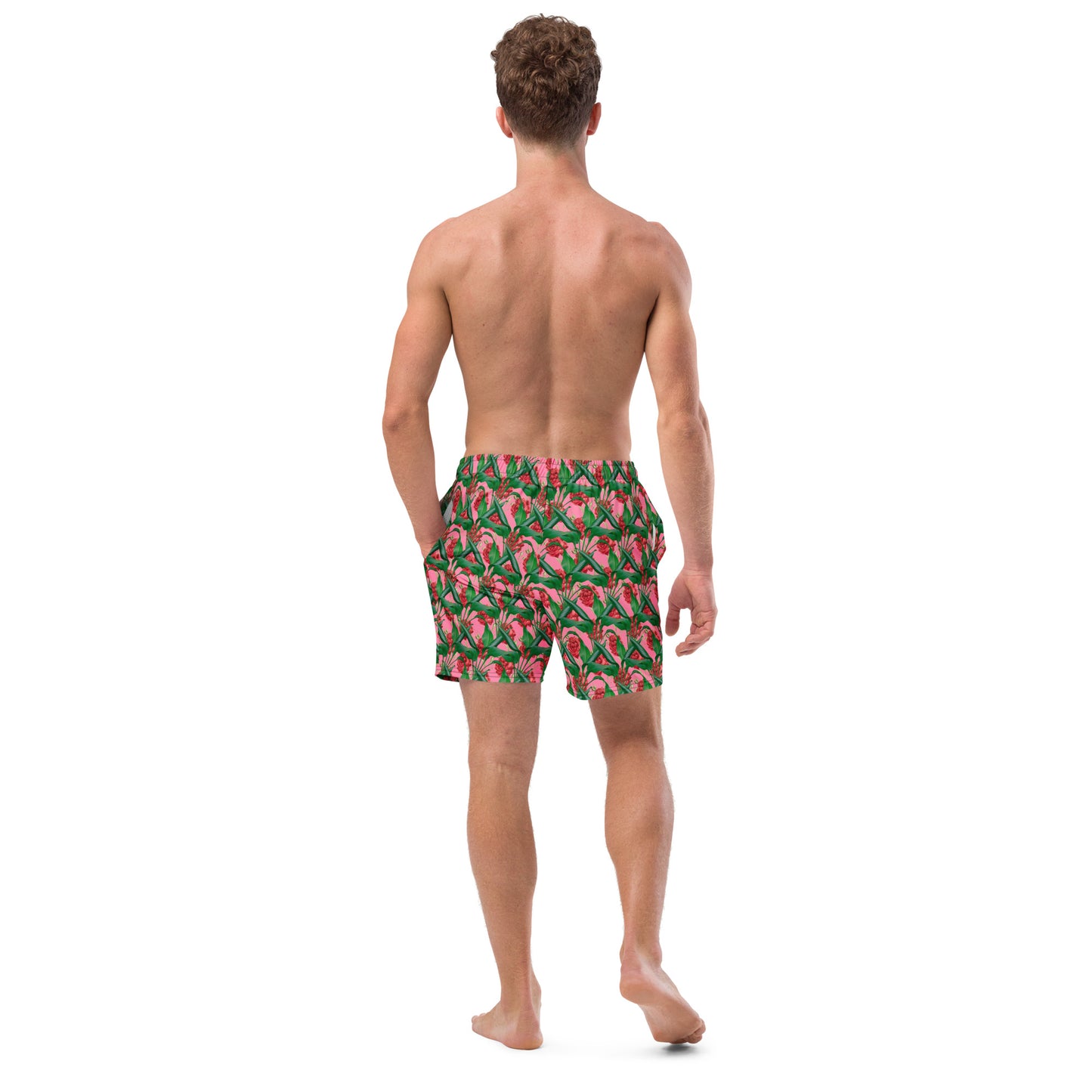 Men's Swim Trunks-808 Collection Floral